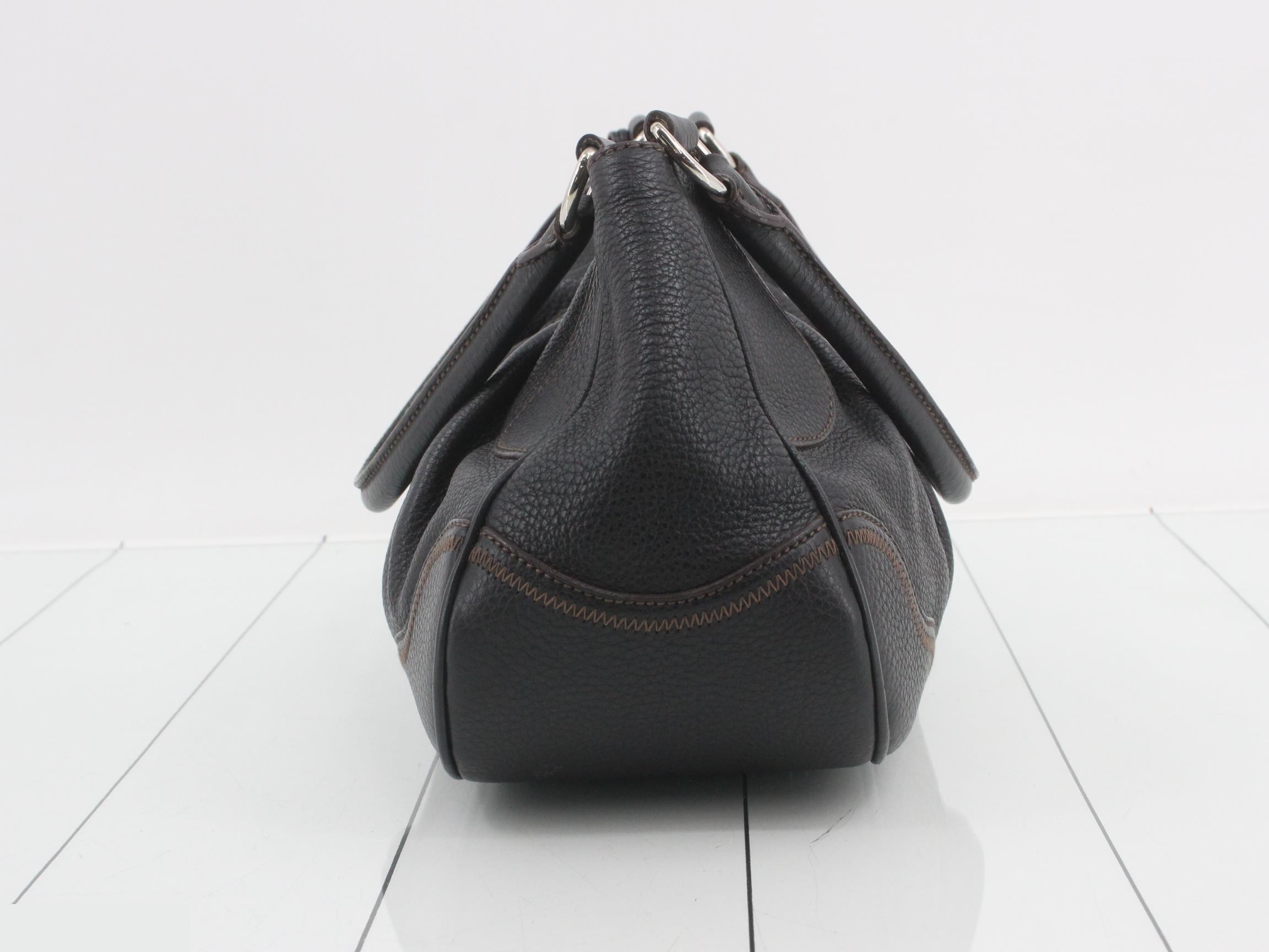 Vitello Daino Leather Handbag — view 3