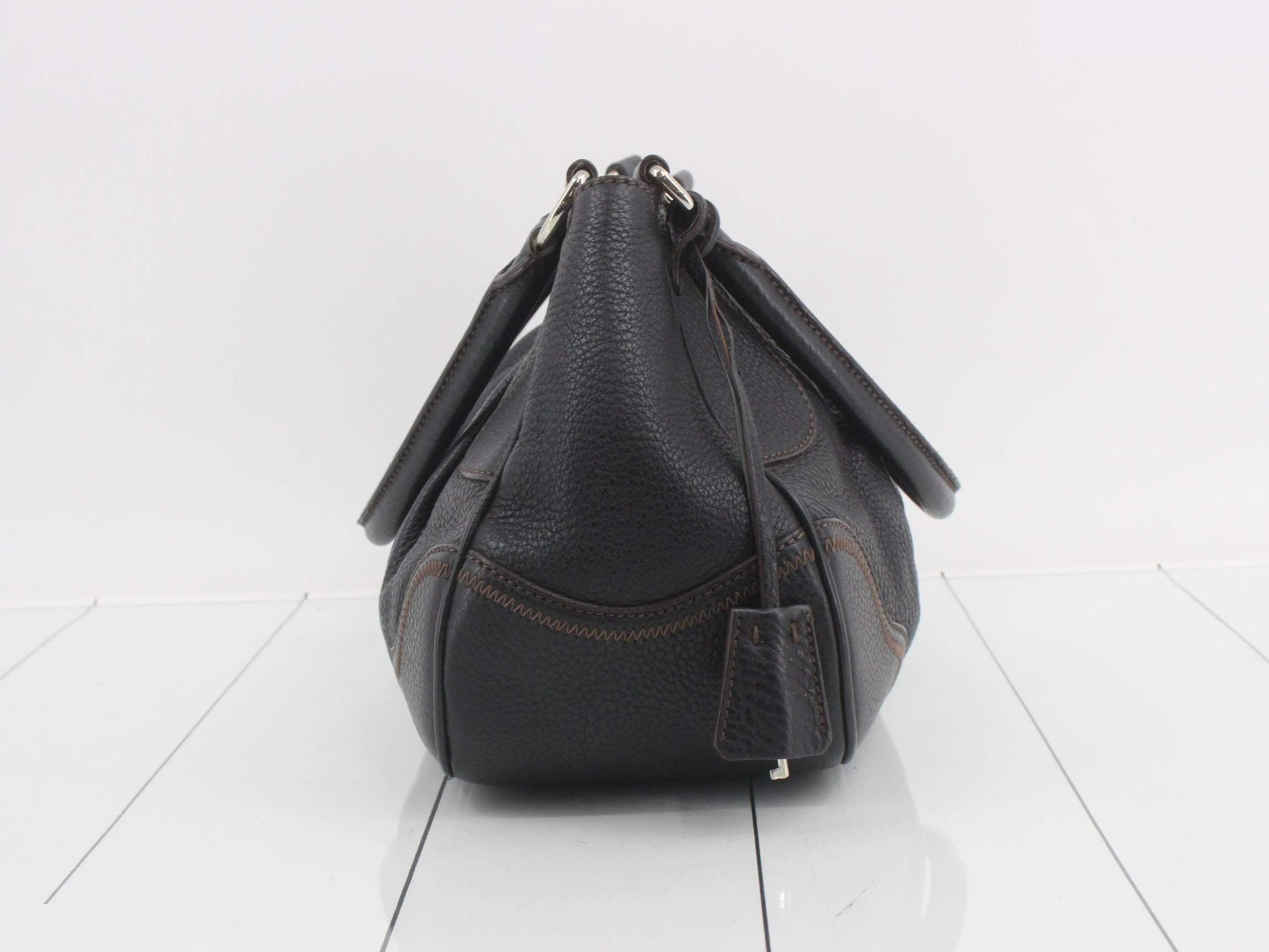 Vitello Daino Leather Handbag — view 4