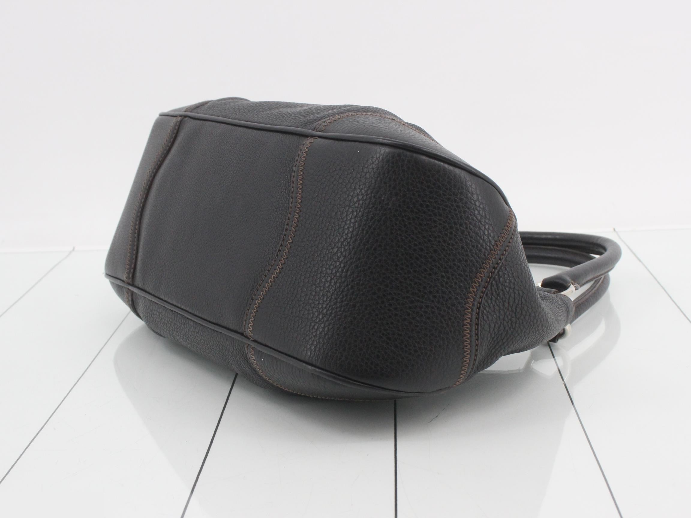 Vitello Daino Leather Handbag — view 6