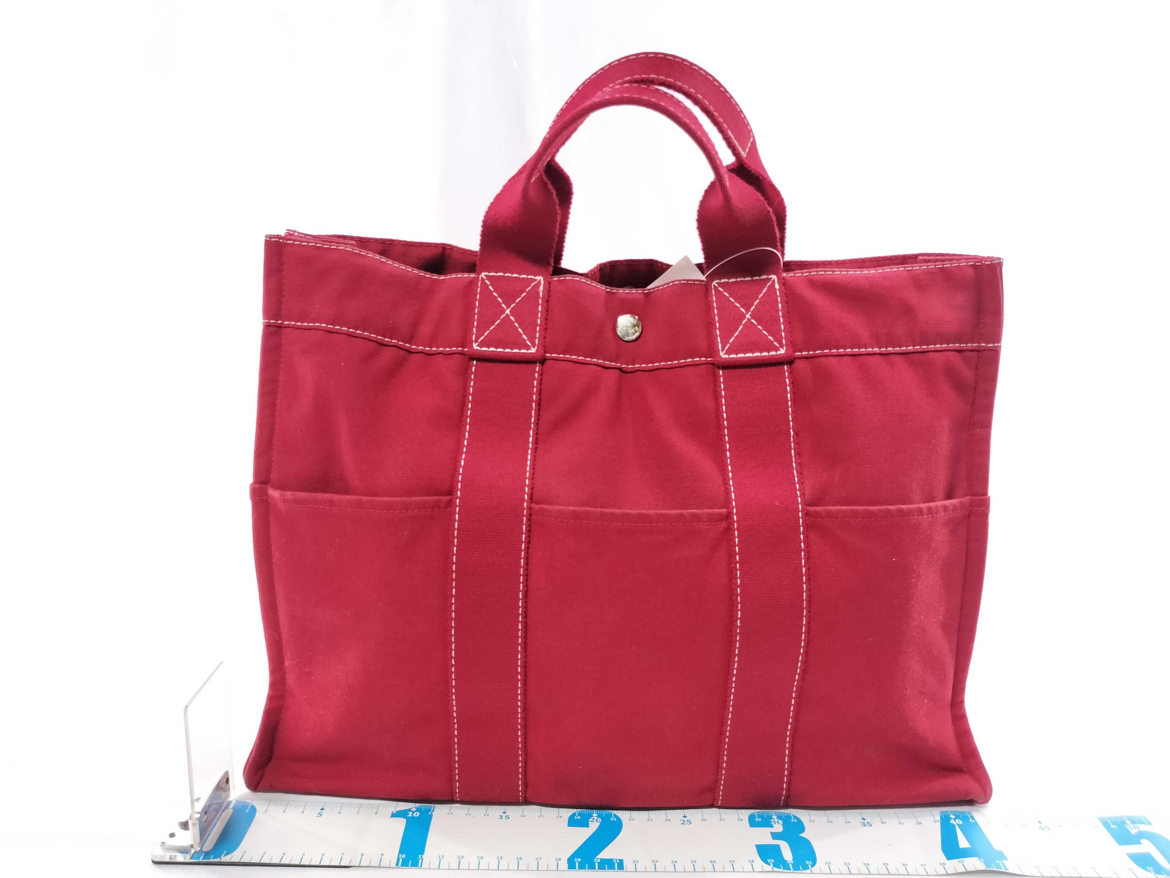 Deauville MM Red Tote Bag — view 2