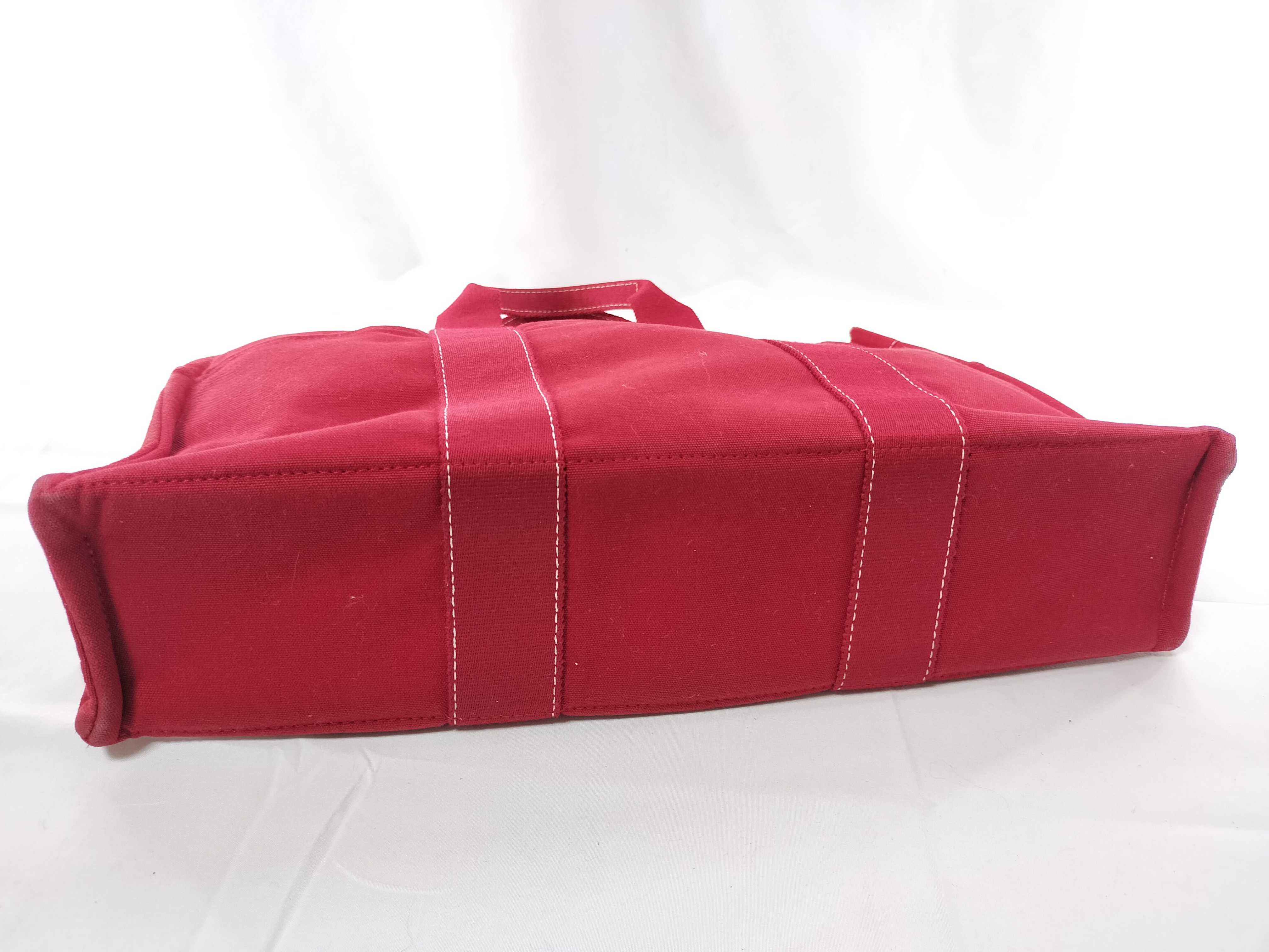 Deauville MM Red Tote Bag — view 8