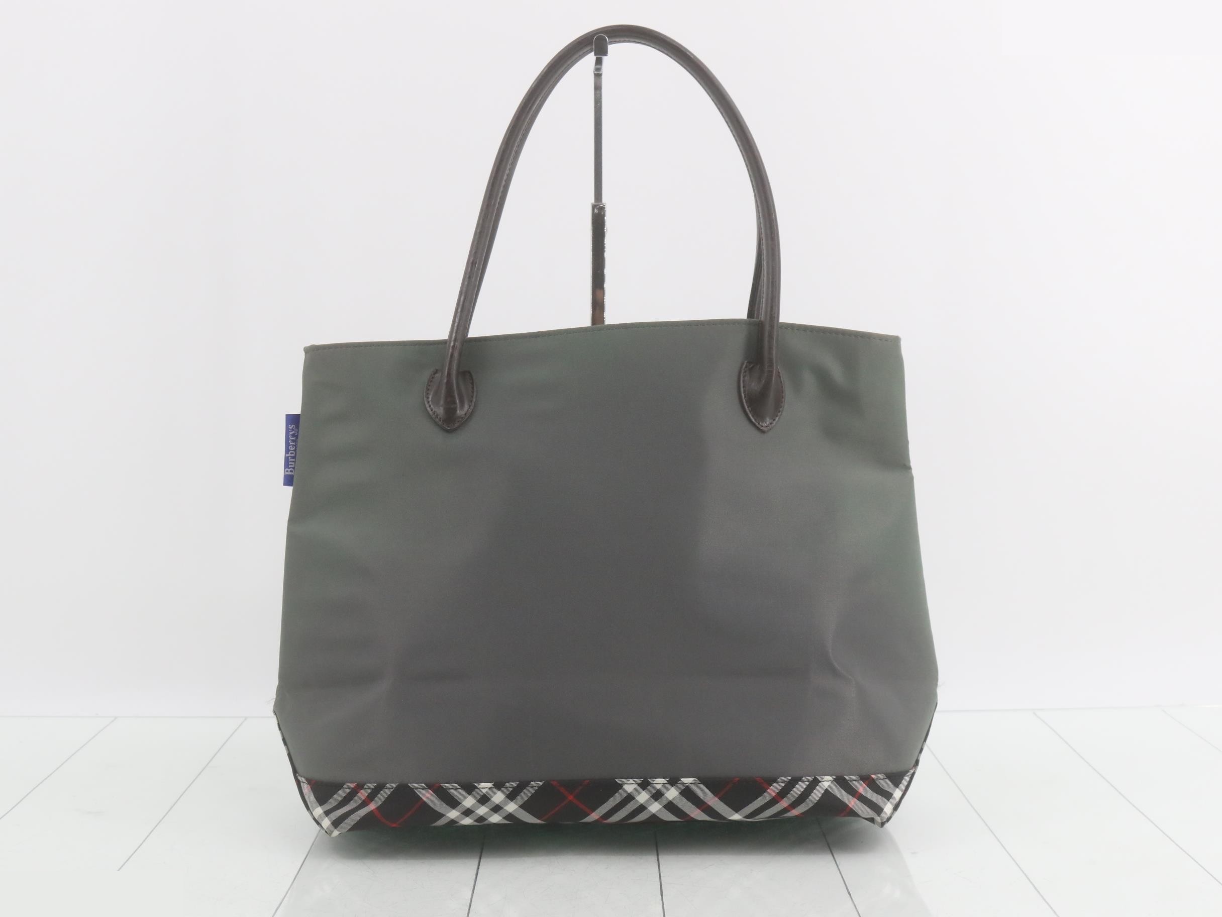Burberrys Blue Label Nova Check Nylon Tote Bag — view 2