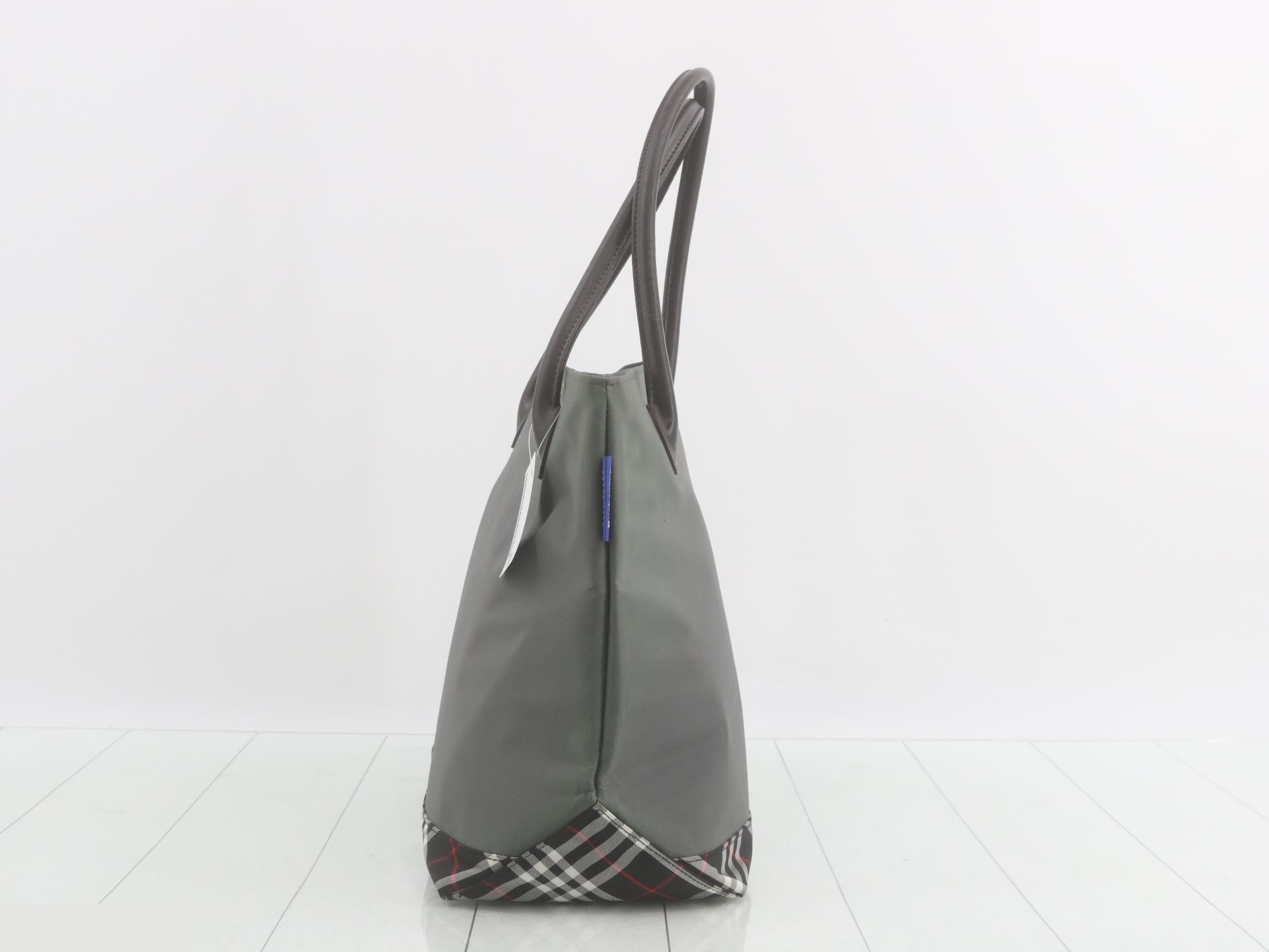 Burberrys Blue Label Nova Check Nylon Tote Bag — view 3