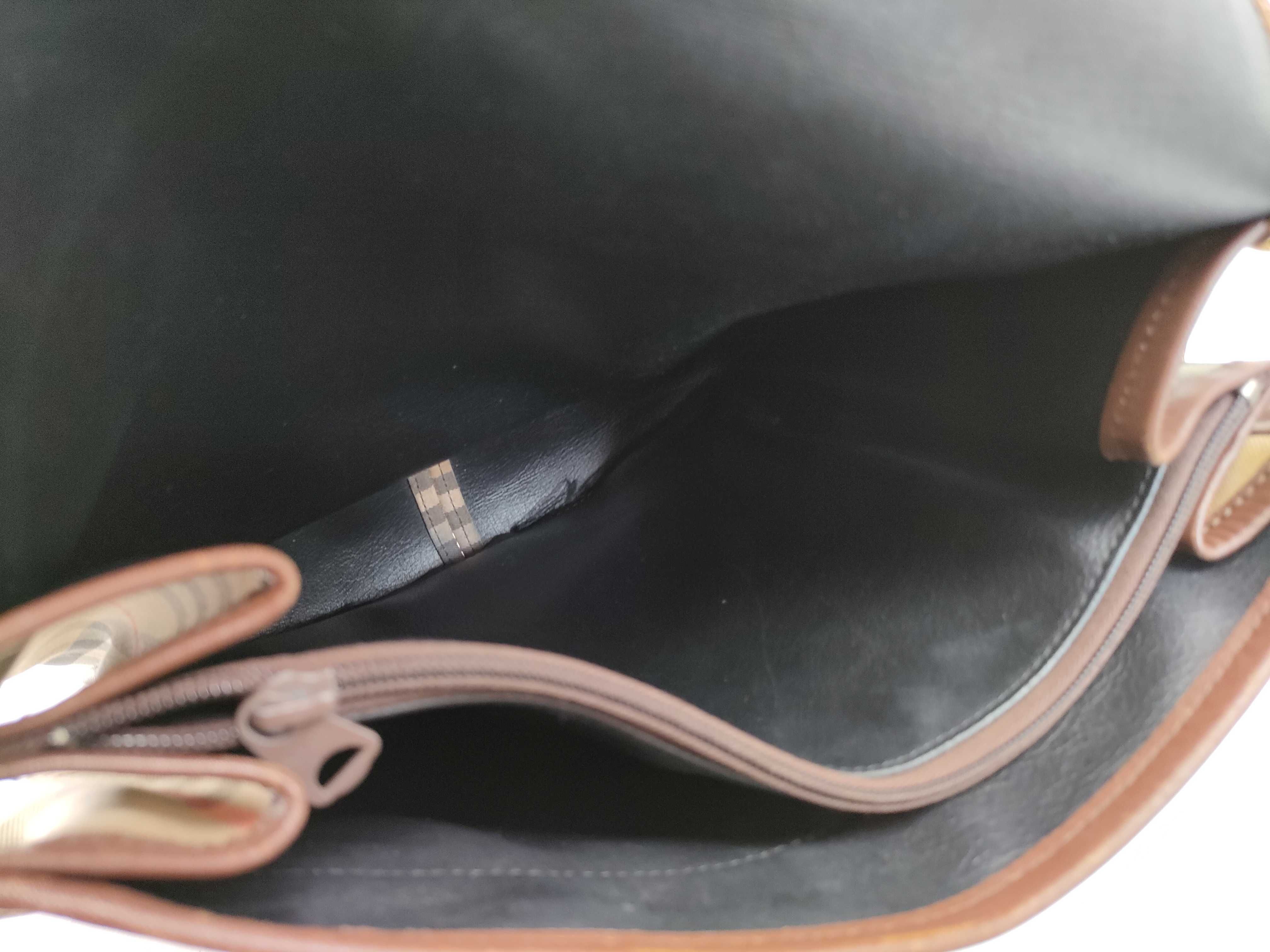 Burberrys Nova Check Canvas Shoulder Bag — view 10