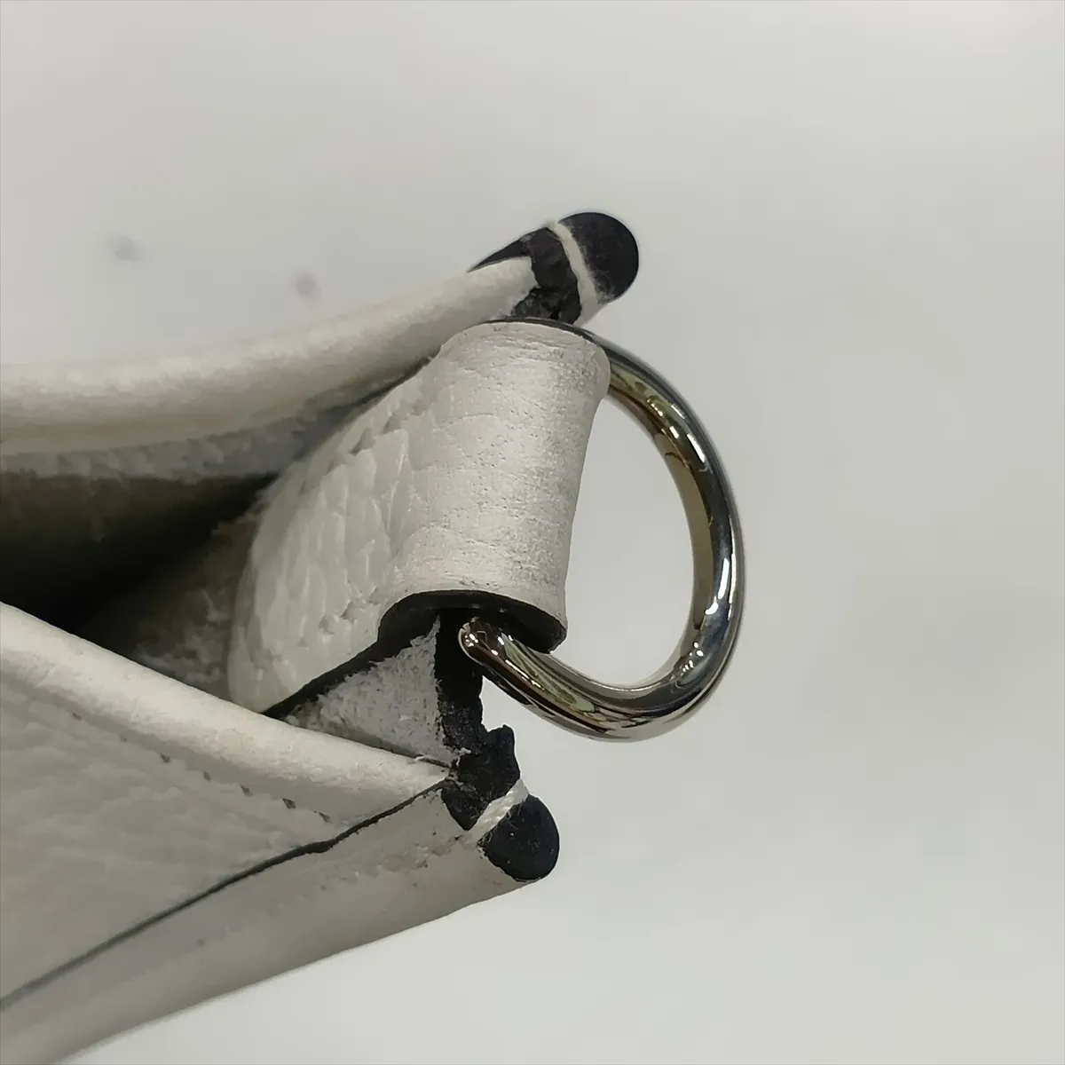 Evelyne 16 TPM Amazon Taurillon Clemence New White Silver Hardware B: 2023 — view 11