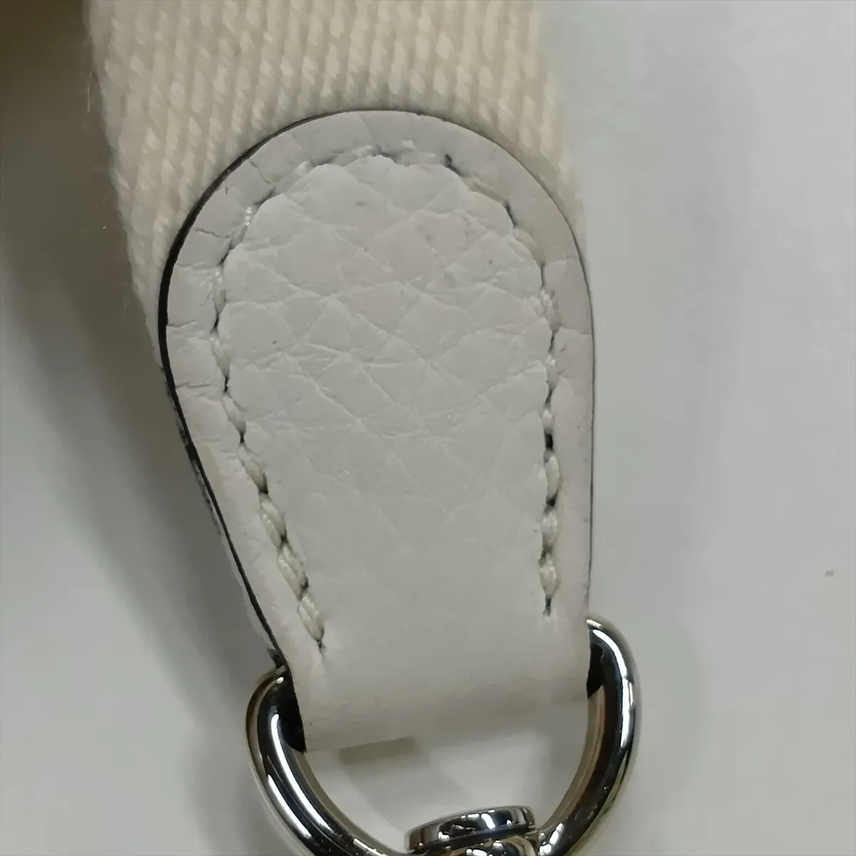 Evelyne 16 TPM Amazon Taurillon Clemence New White Silver Hardware B: 2023 — view 12