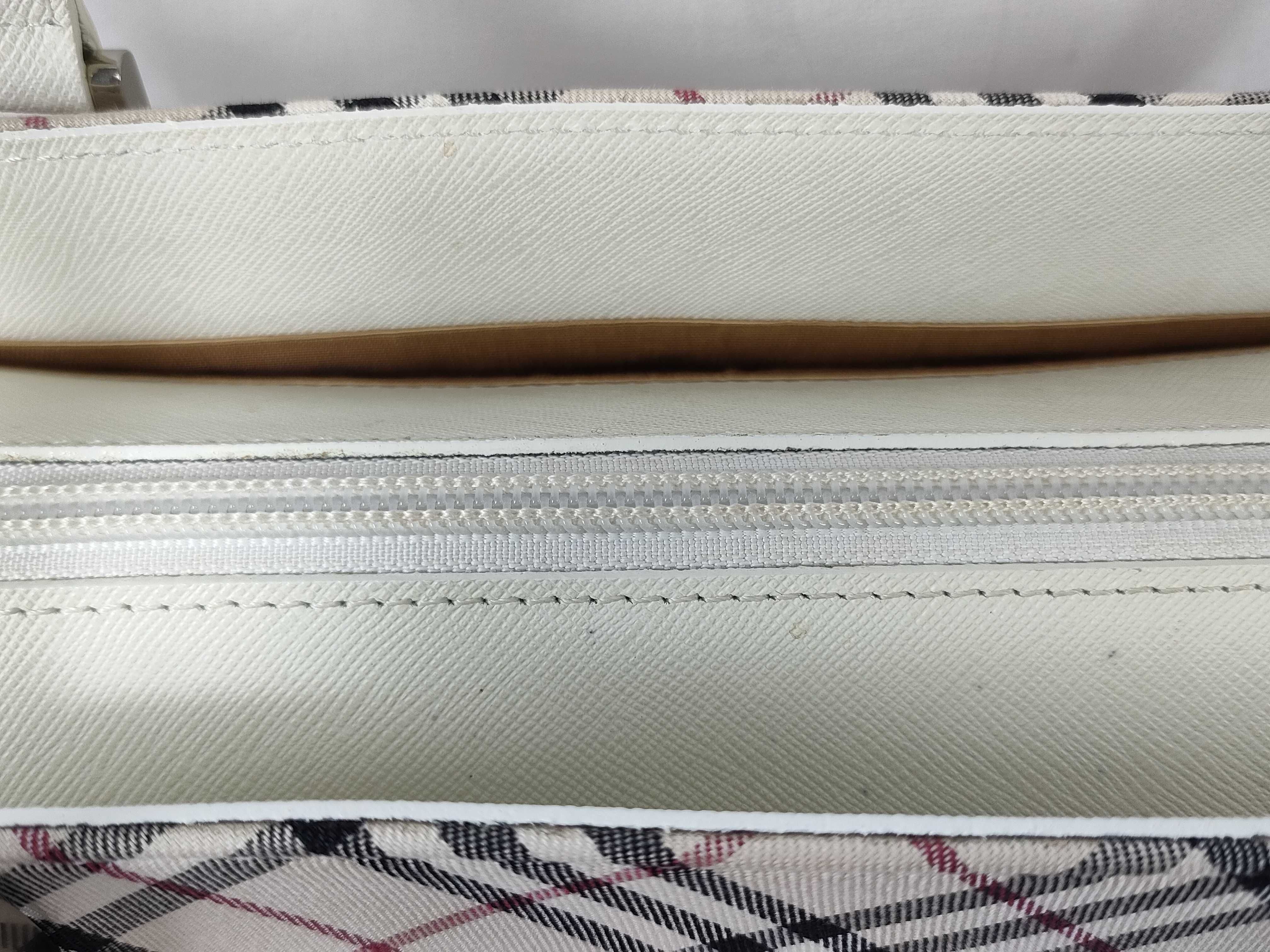 handbag, Nova check pattern, light beige. — view 4