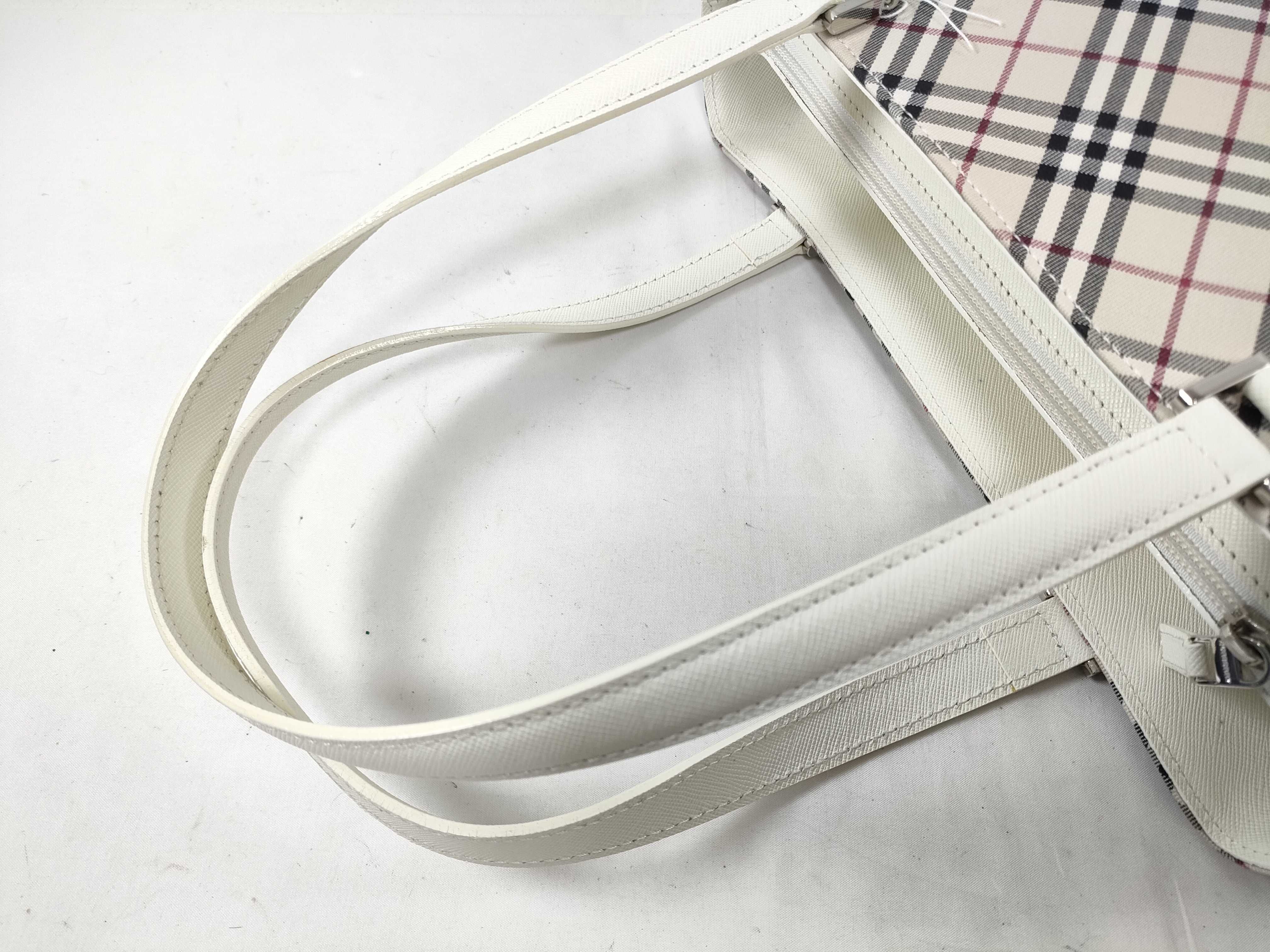 handbag, Nova check pattern, light beige. — view 6
