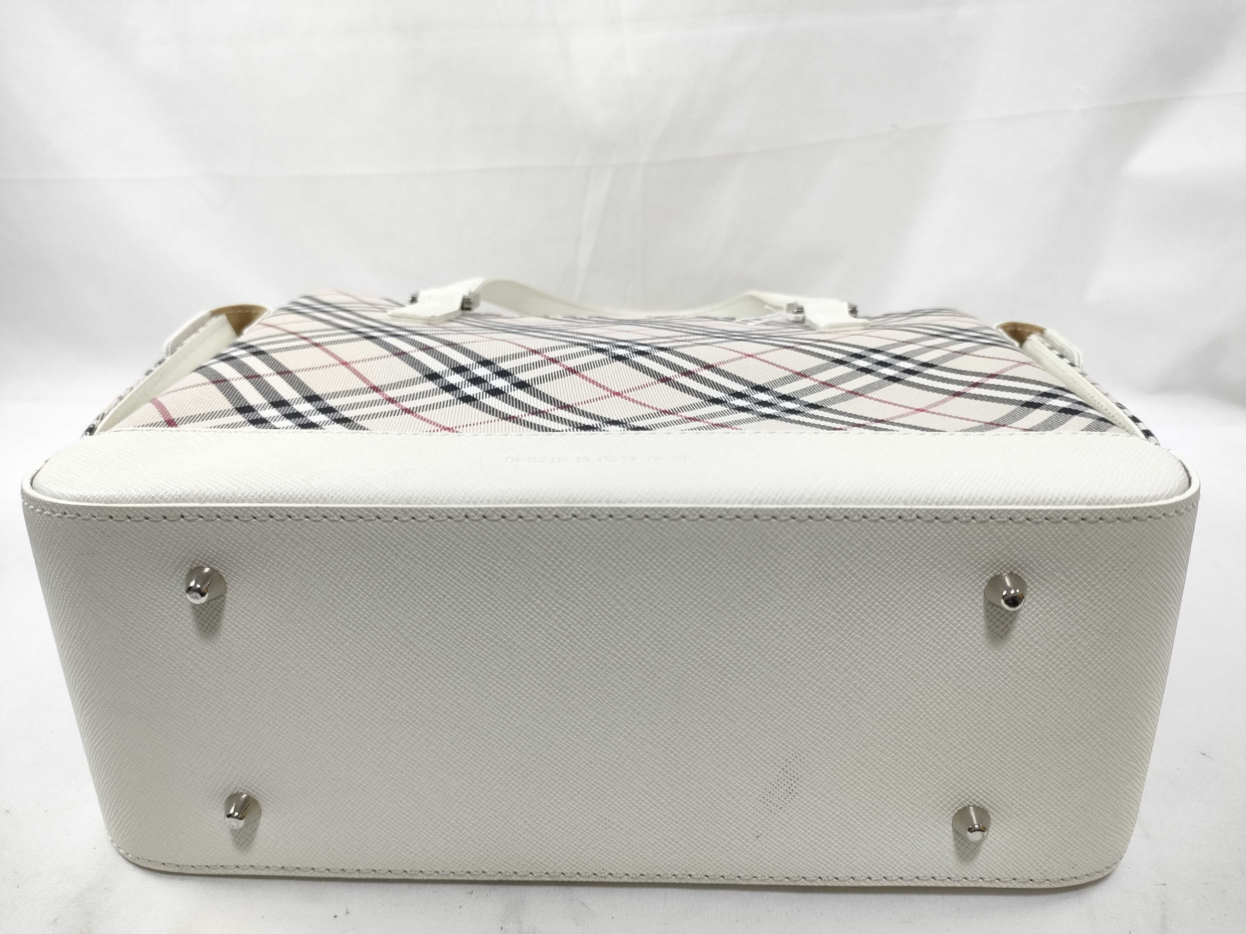 handbag, Nova check pattern, light beige. — view 8