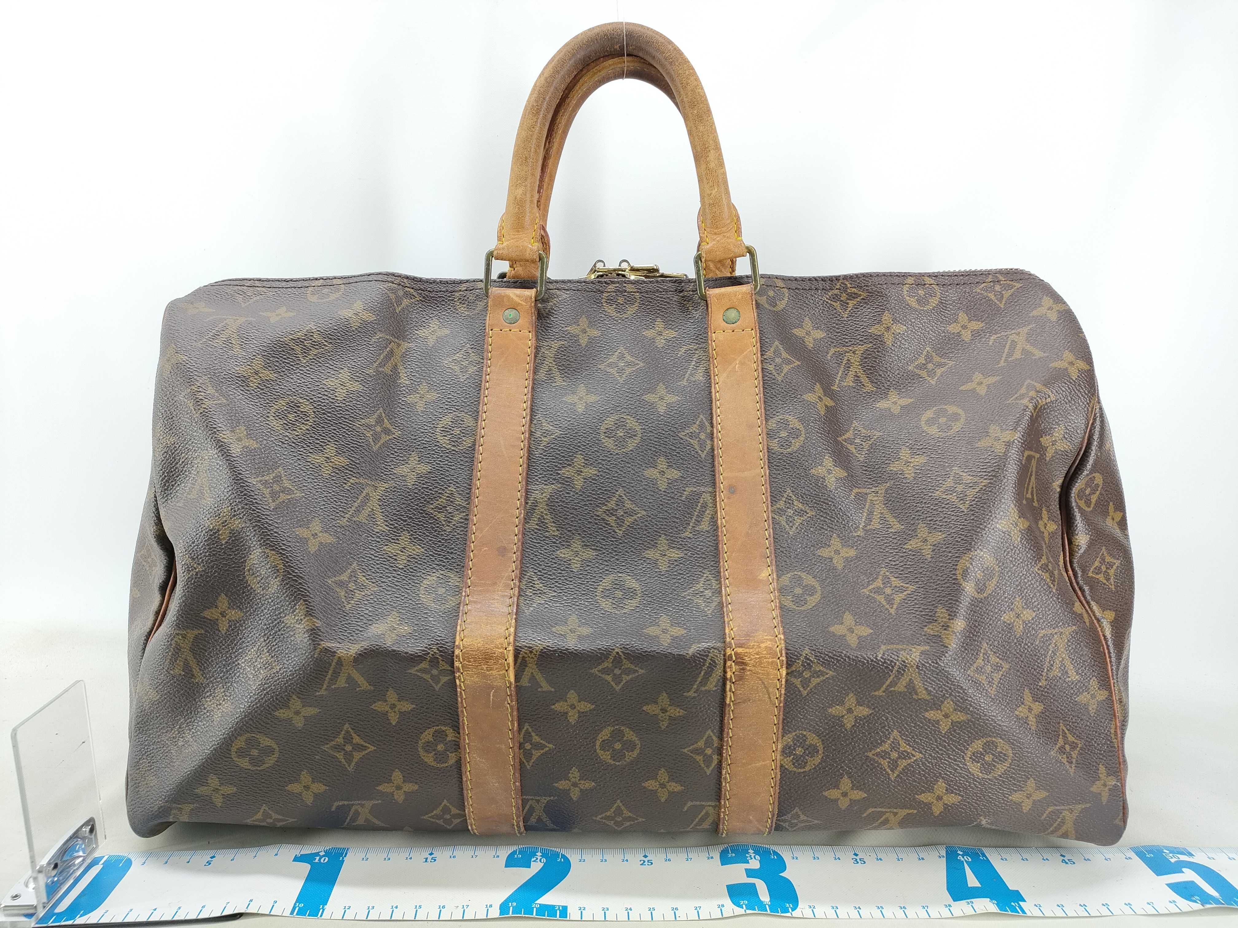 Monogram Vuitton Keepall Bandoulière Boston Bag — view 2