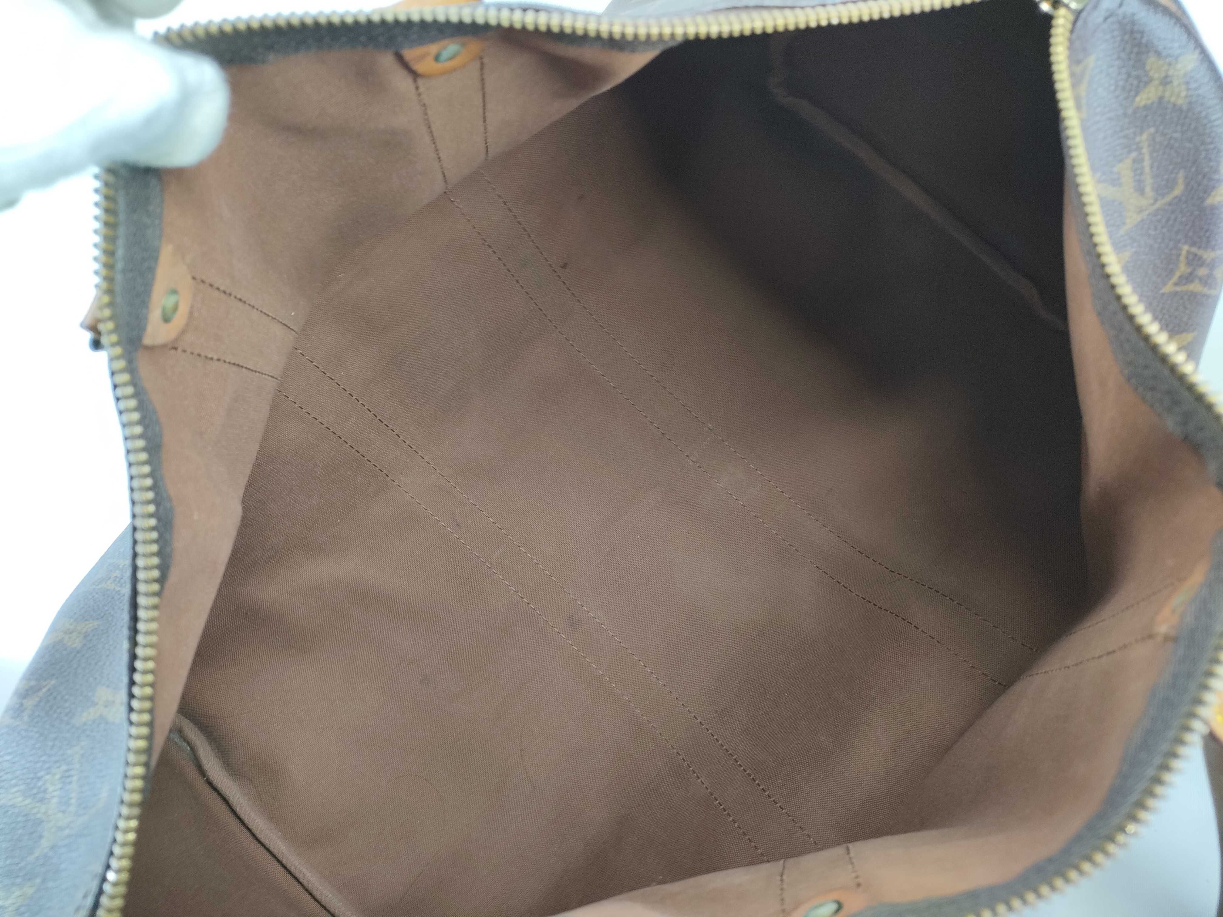 Monogram Vuitton Keepall Bandoulière Boston Bag — view 11