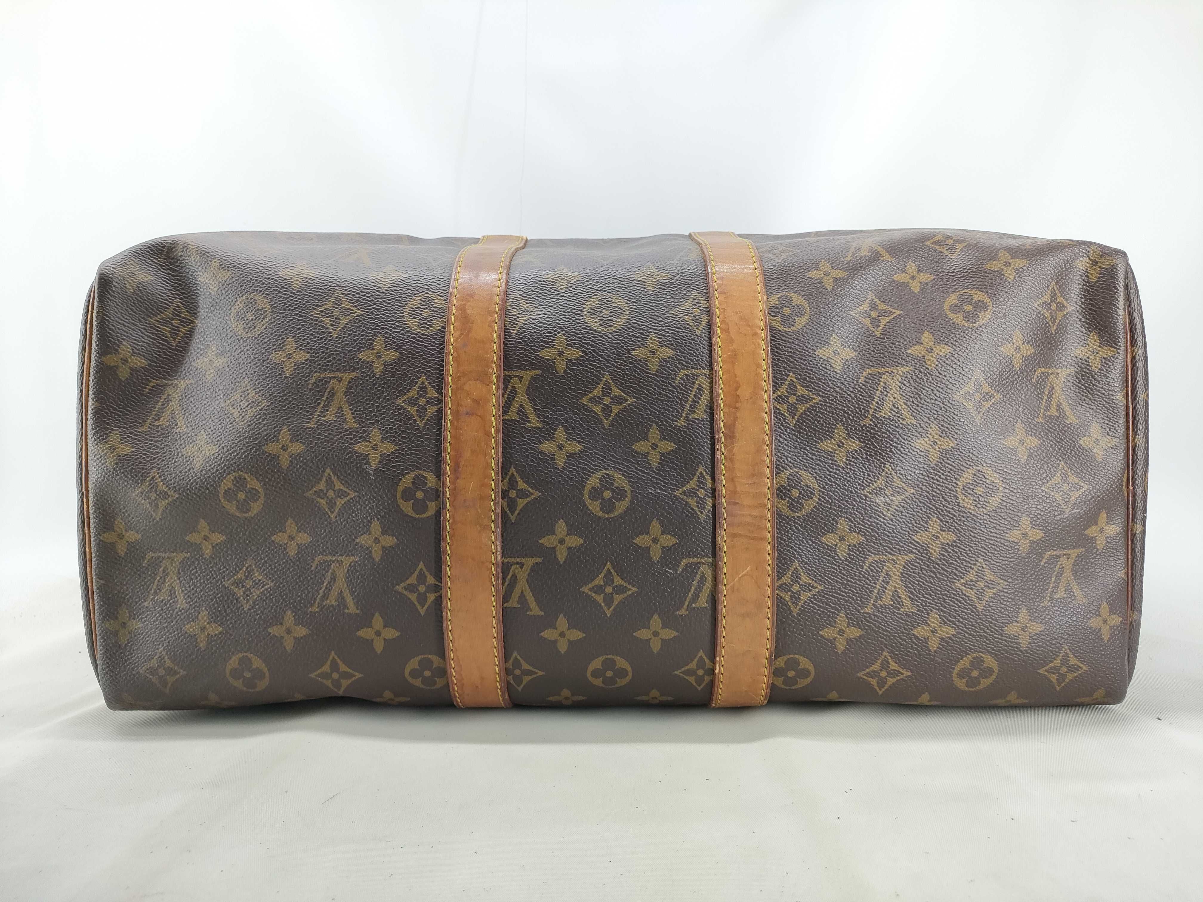 Monogram Vuitton Keepall Bandoulière Boston Bag — view 4