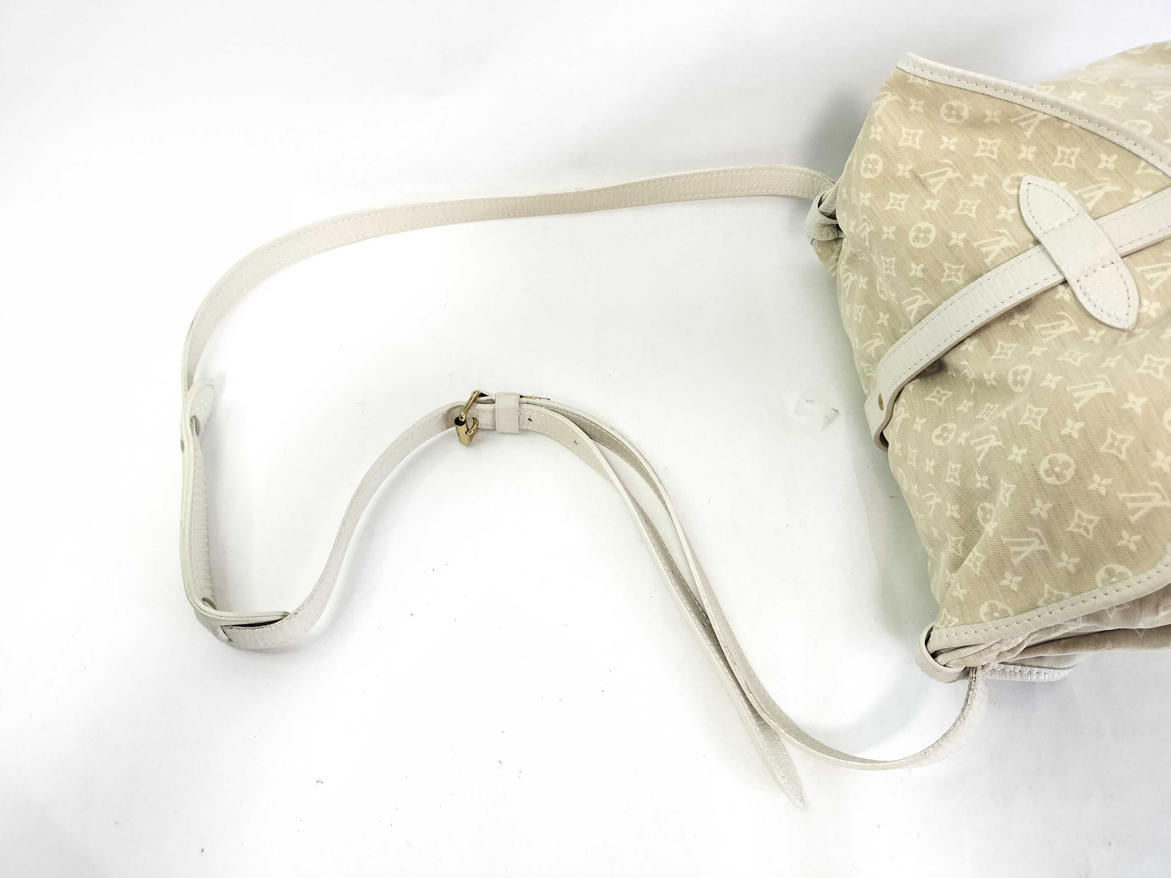 Monogram Mini Lin Saumur M95314 MB0087 White MB0087 Shoulder Bag — view 5
