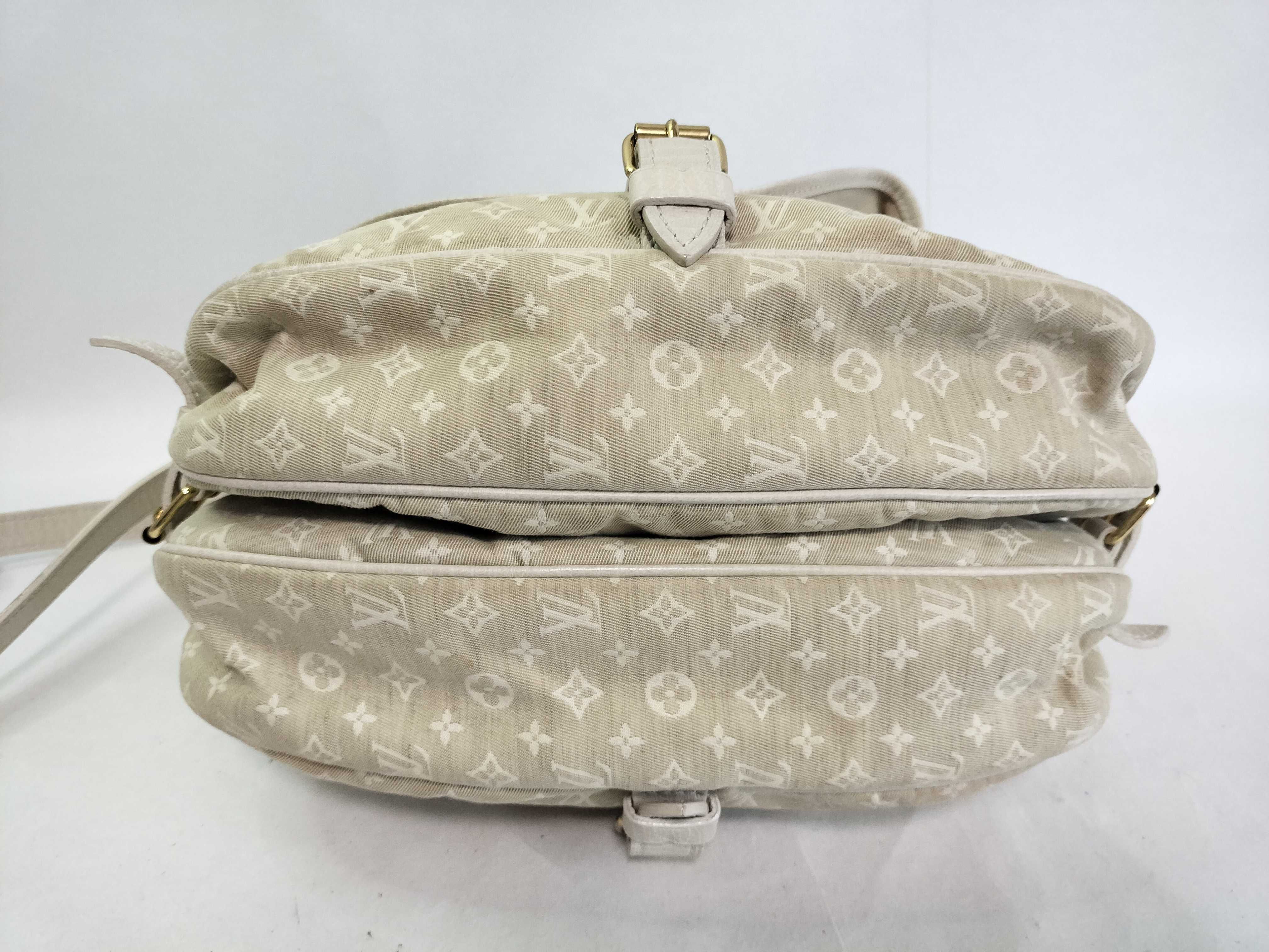 Monogram Mini Lin Saumur M95314 MB0087 White MB0087 Shoulder Bag — view 9