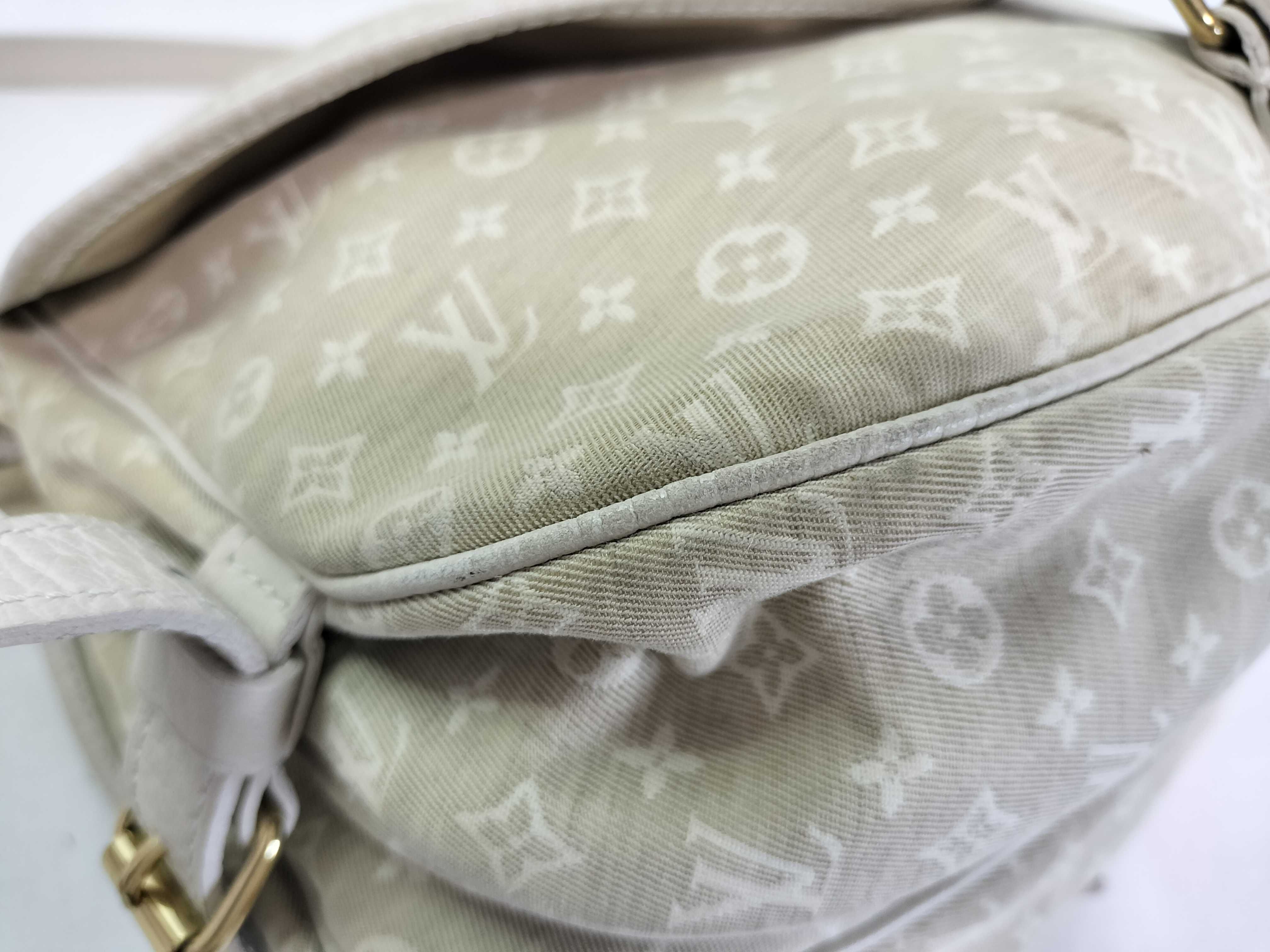 Monogram Mini Lin Saumur M95314 MB0087 White MB0087 Shoulder Bag — view 10