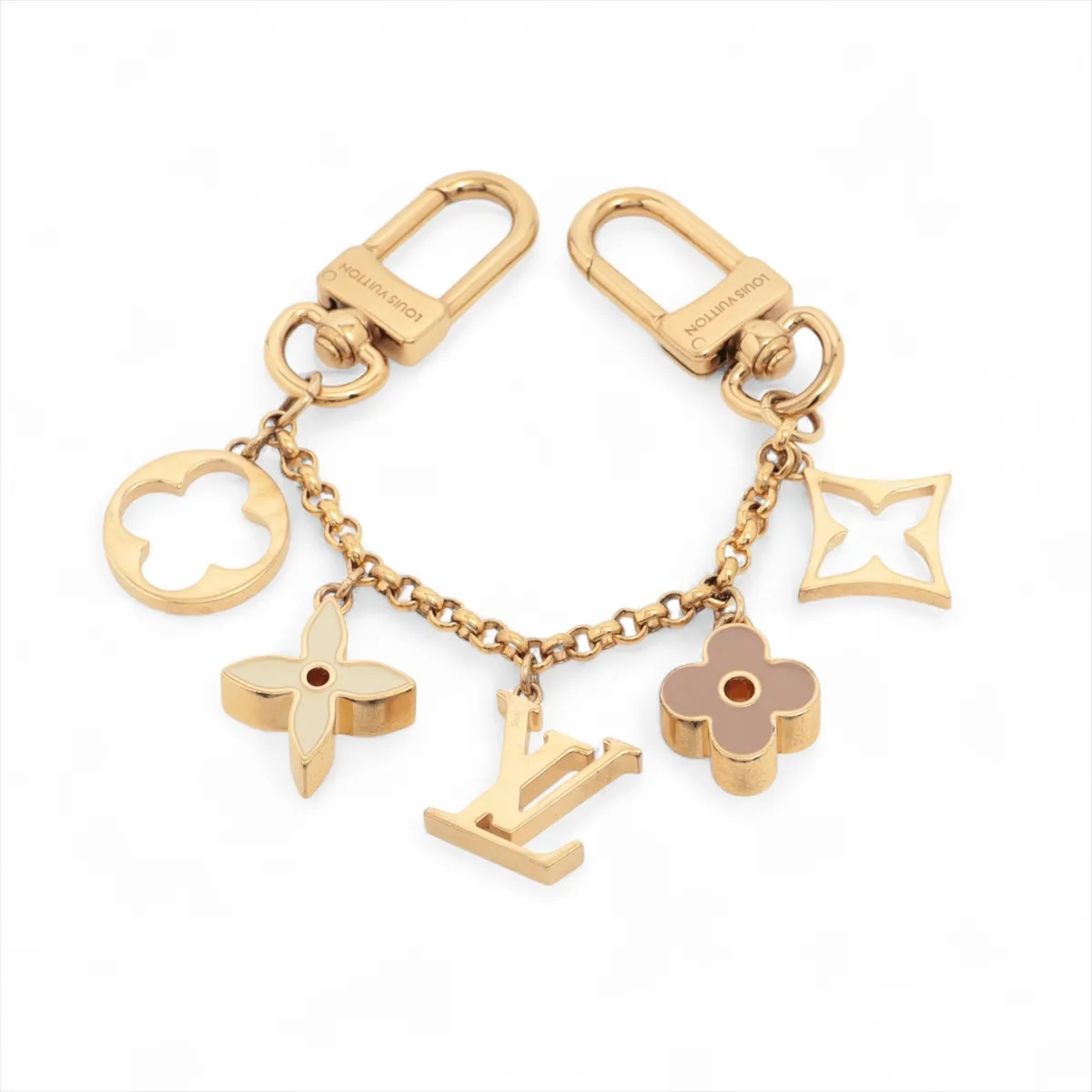 M01413 Fleur de Monogram DI0225 Charm GP Gold -