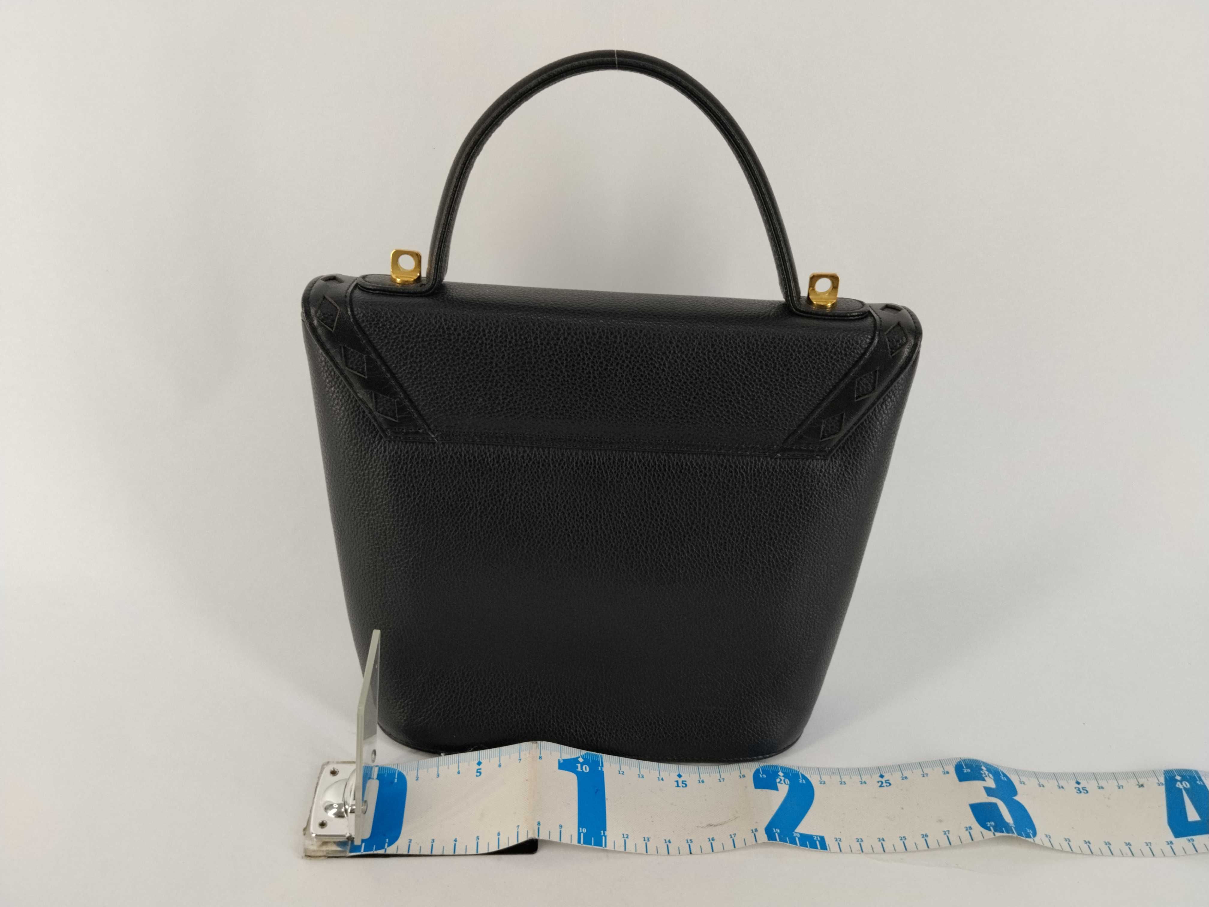 Leather Diamond Cut 2-Way Handbag — view 2