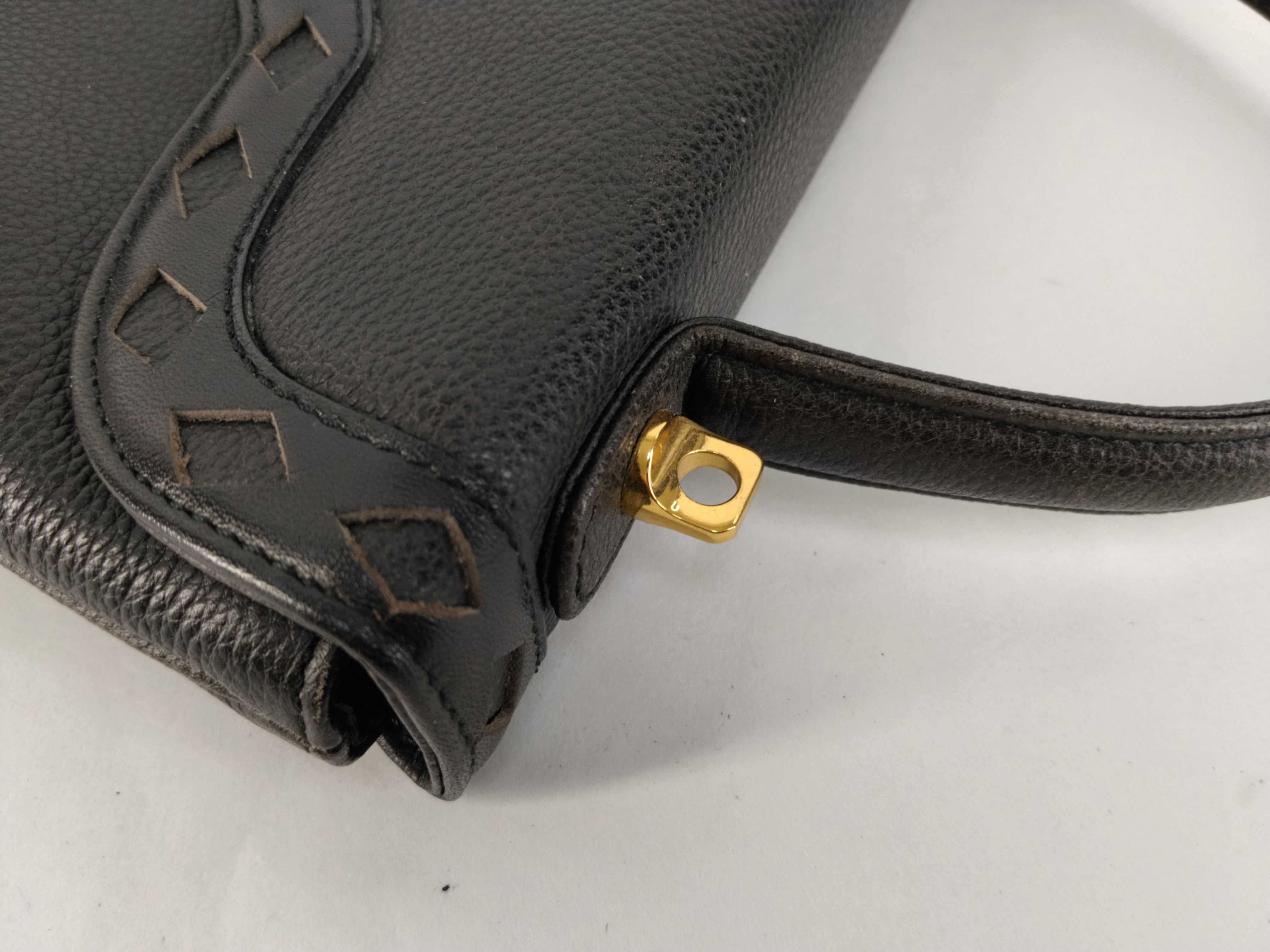 Leather Diamond Cut 2-Way Handbag — view 5