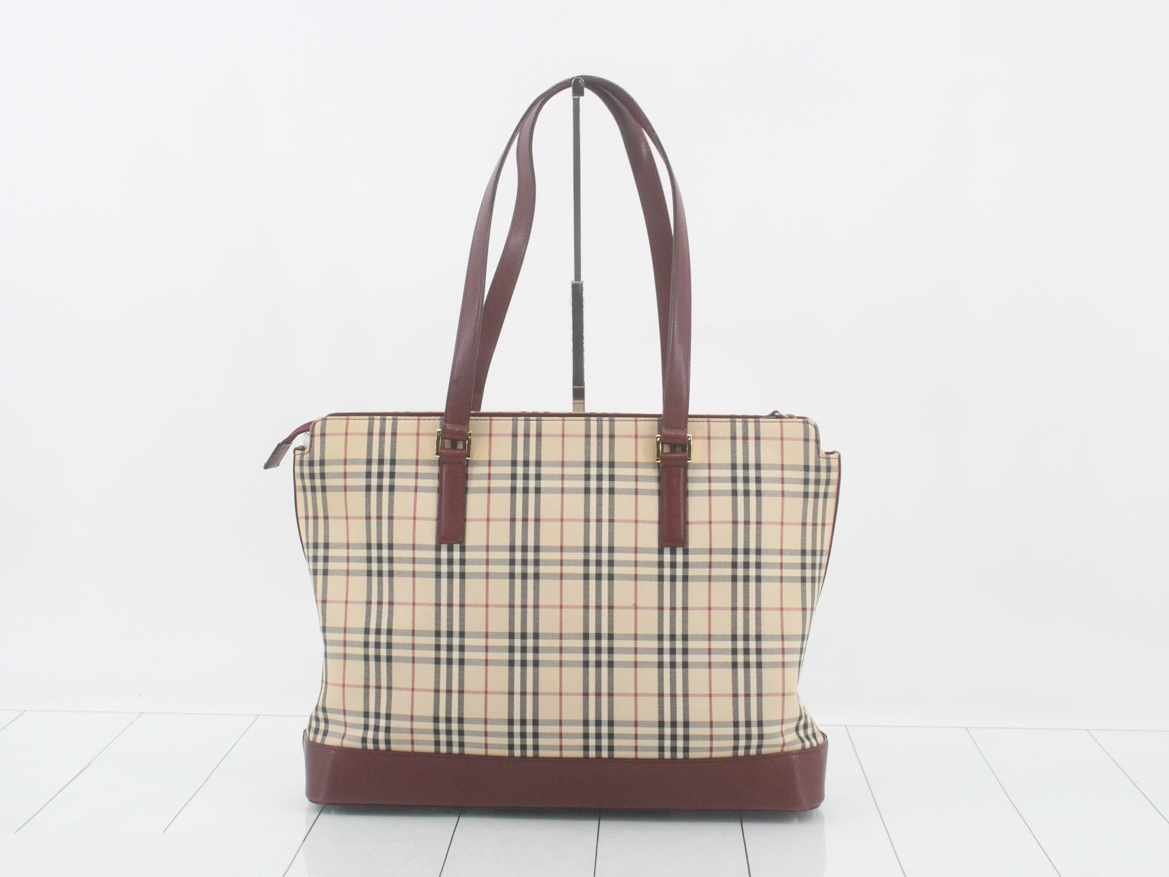 Nova Check Tote Bag — view 2