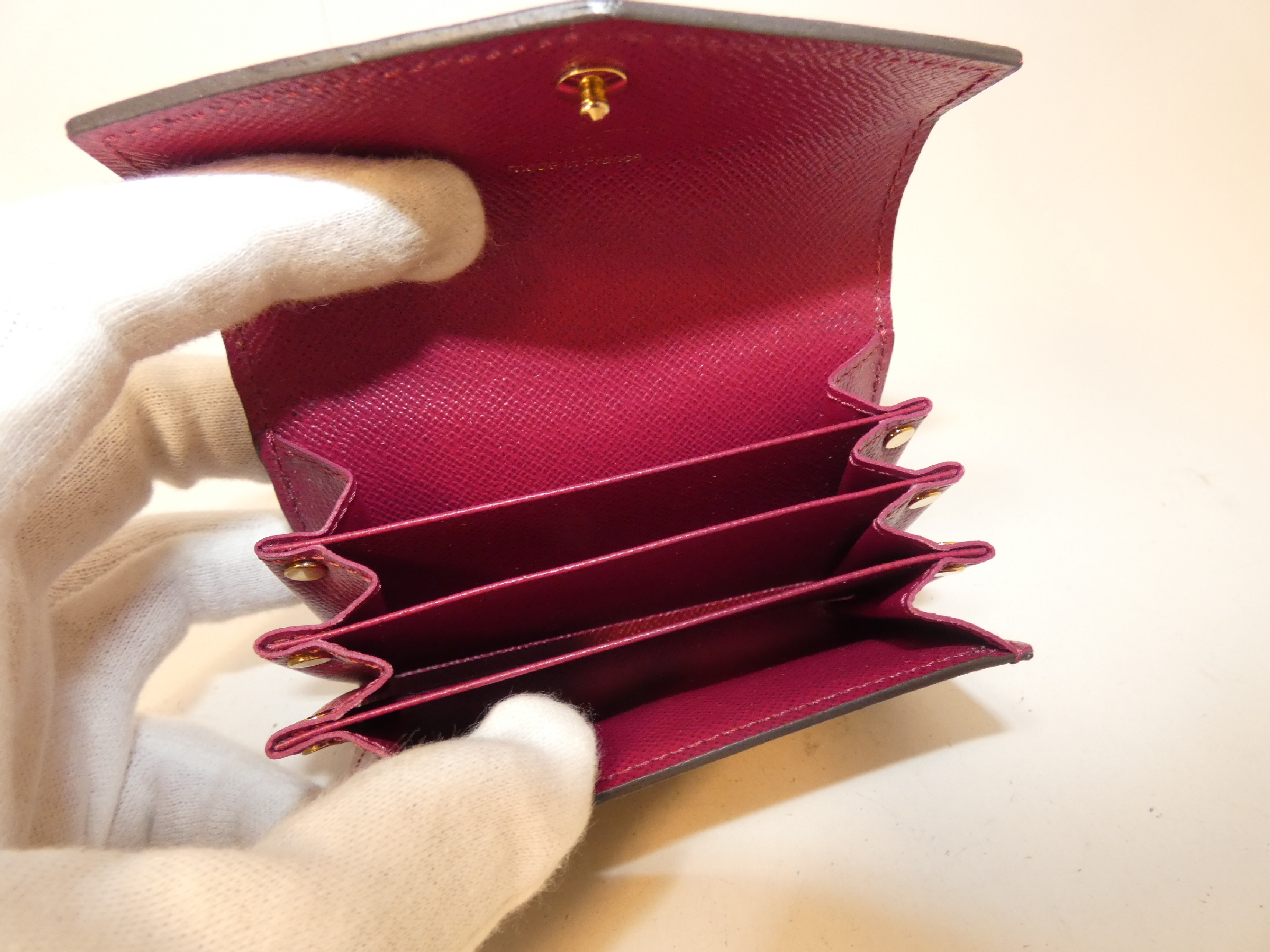 Multicartes Sarah Monogram Accordion Card Case — view 8