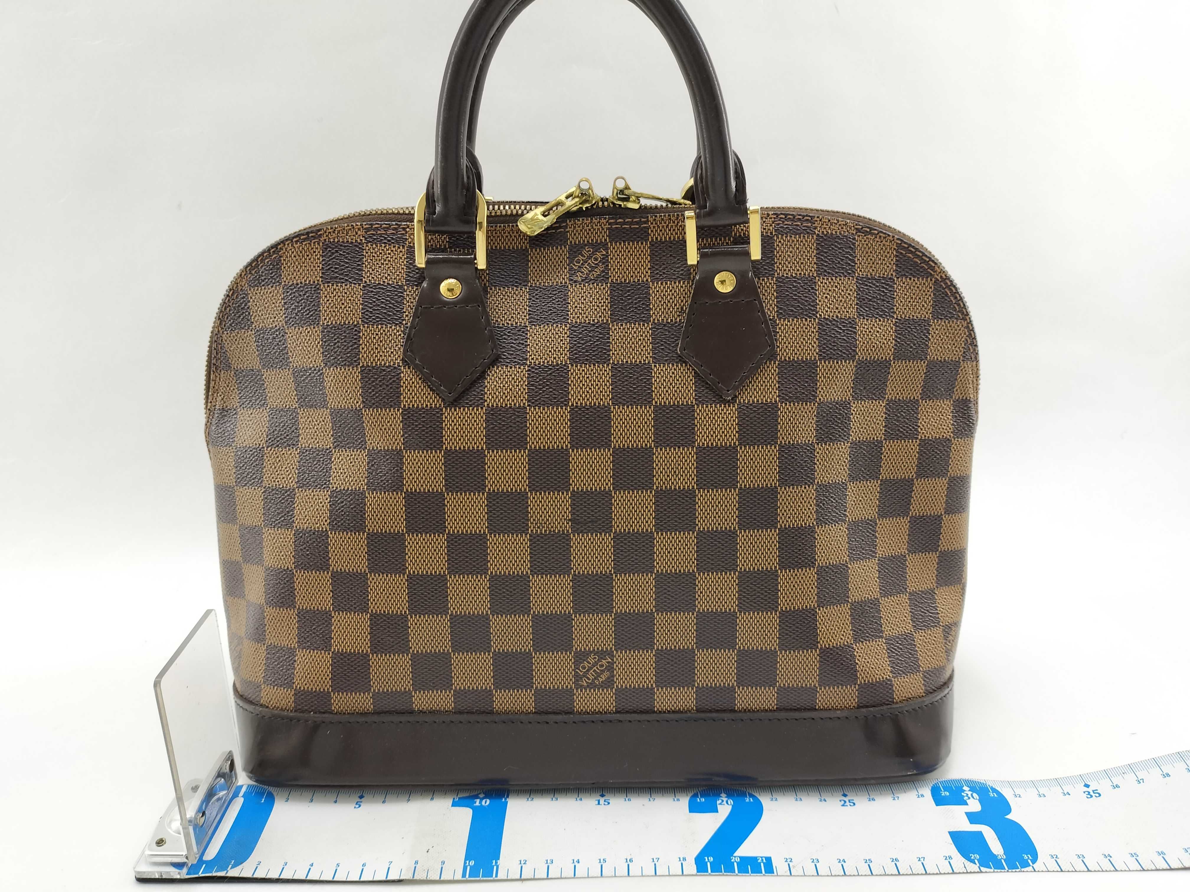 Damier Alma PM N53151 FL0094 Brown Handbag — view 2