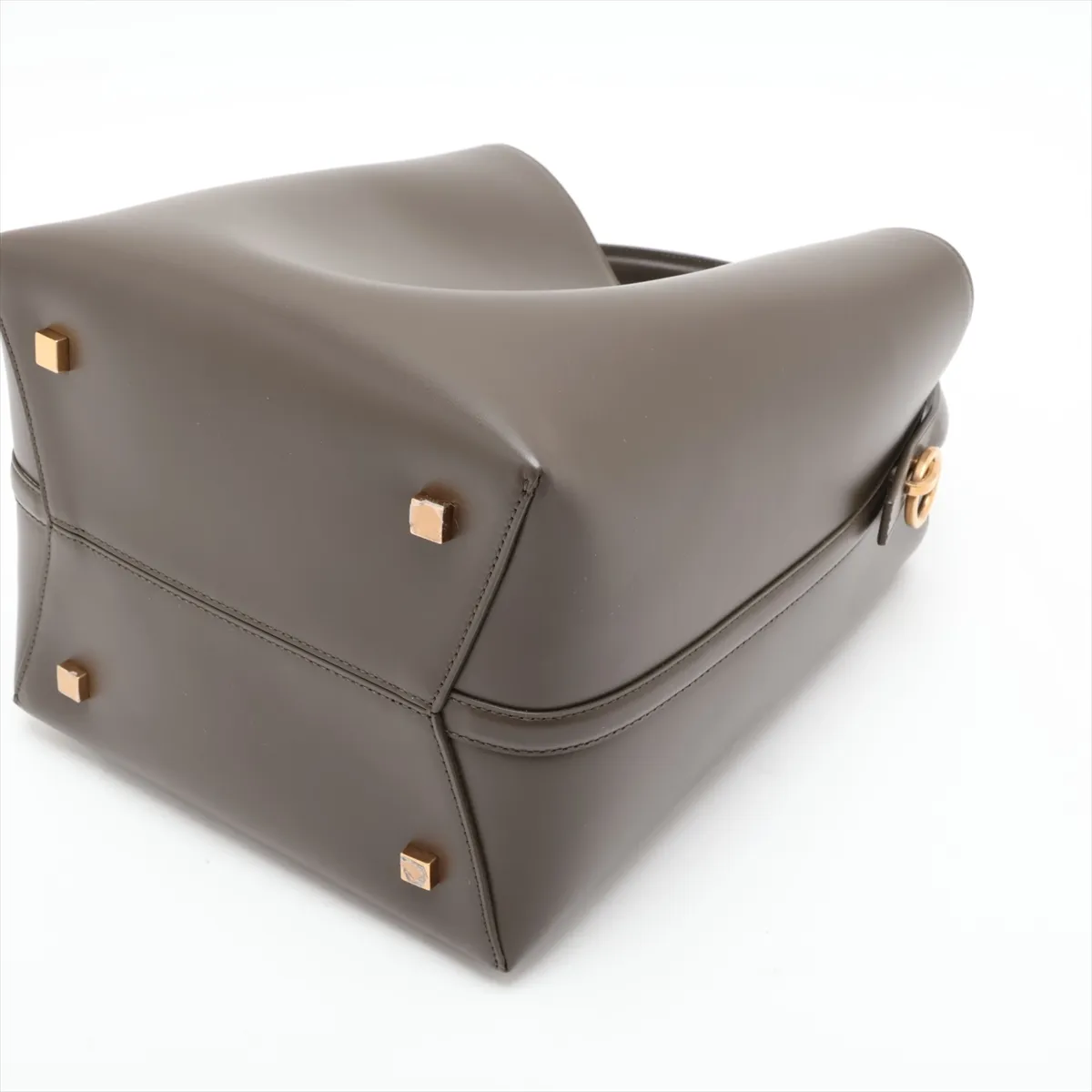 LE 37 Leather 2-Way Handbag, Brown, 742828 — view 3
