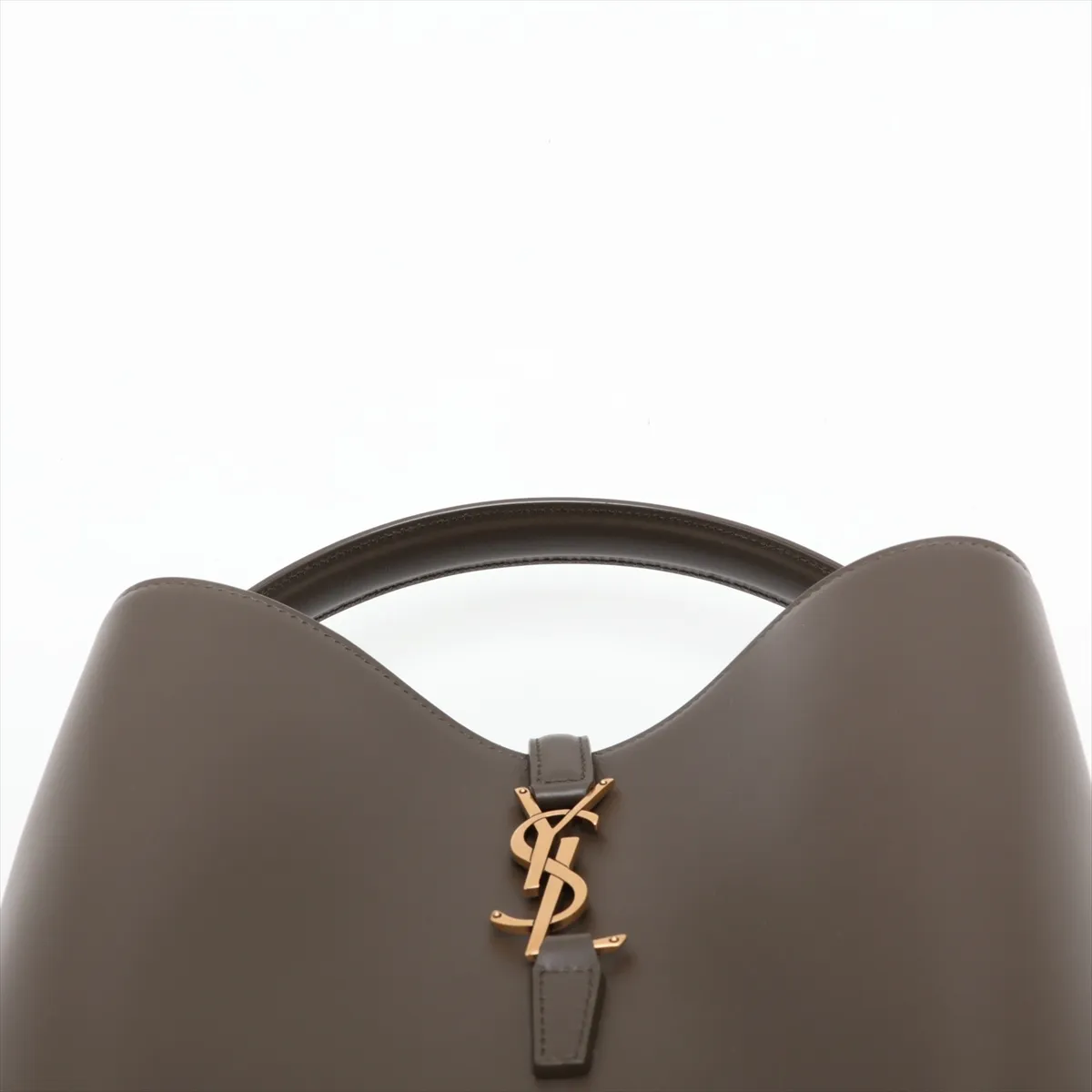 LE 37 Leather 2-Way Handbag, Brown, 742828 — view 6