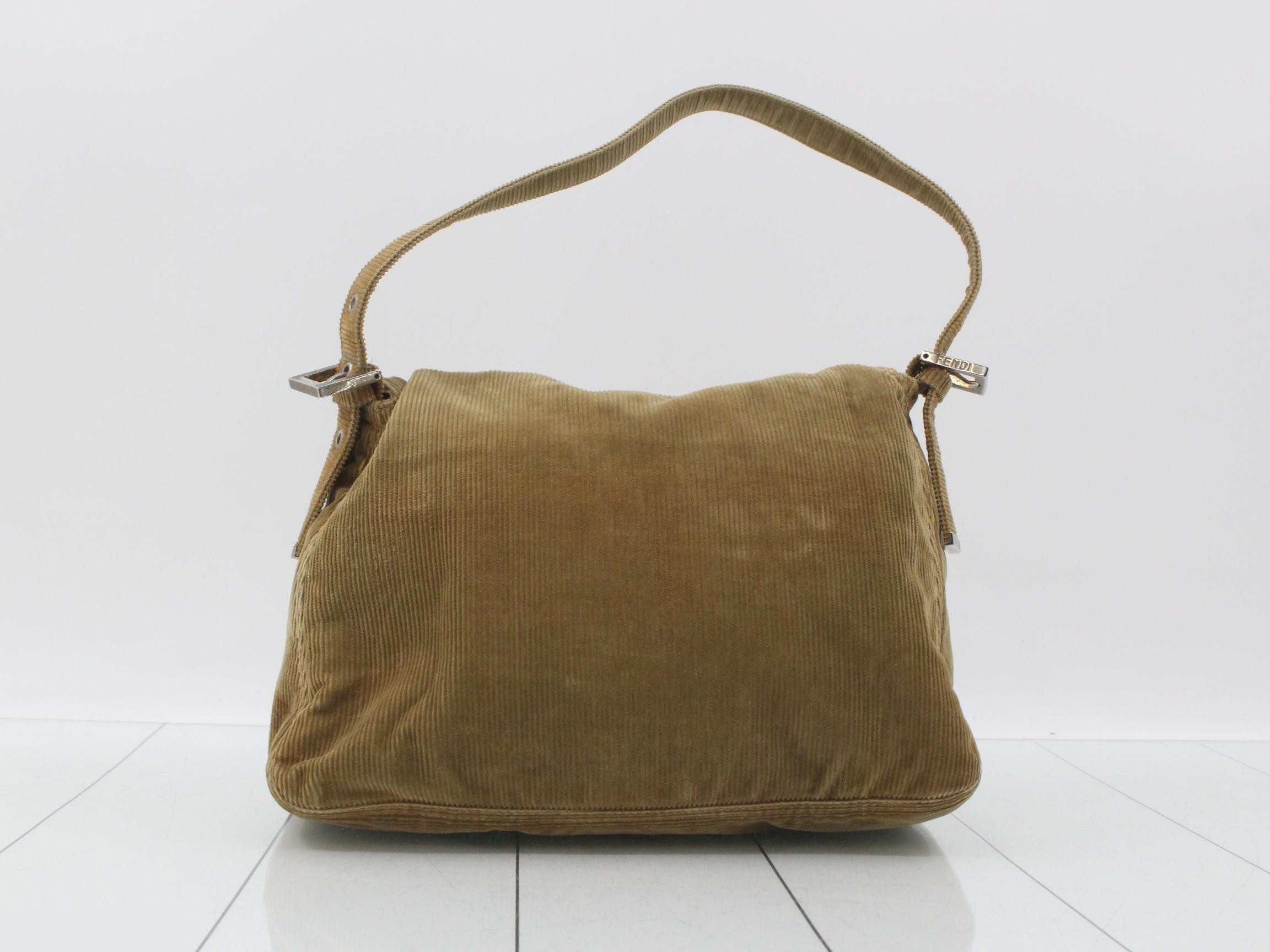 Mamma Baguette Corduroy Shoulder Bag — view 2