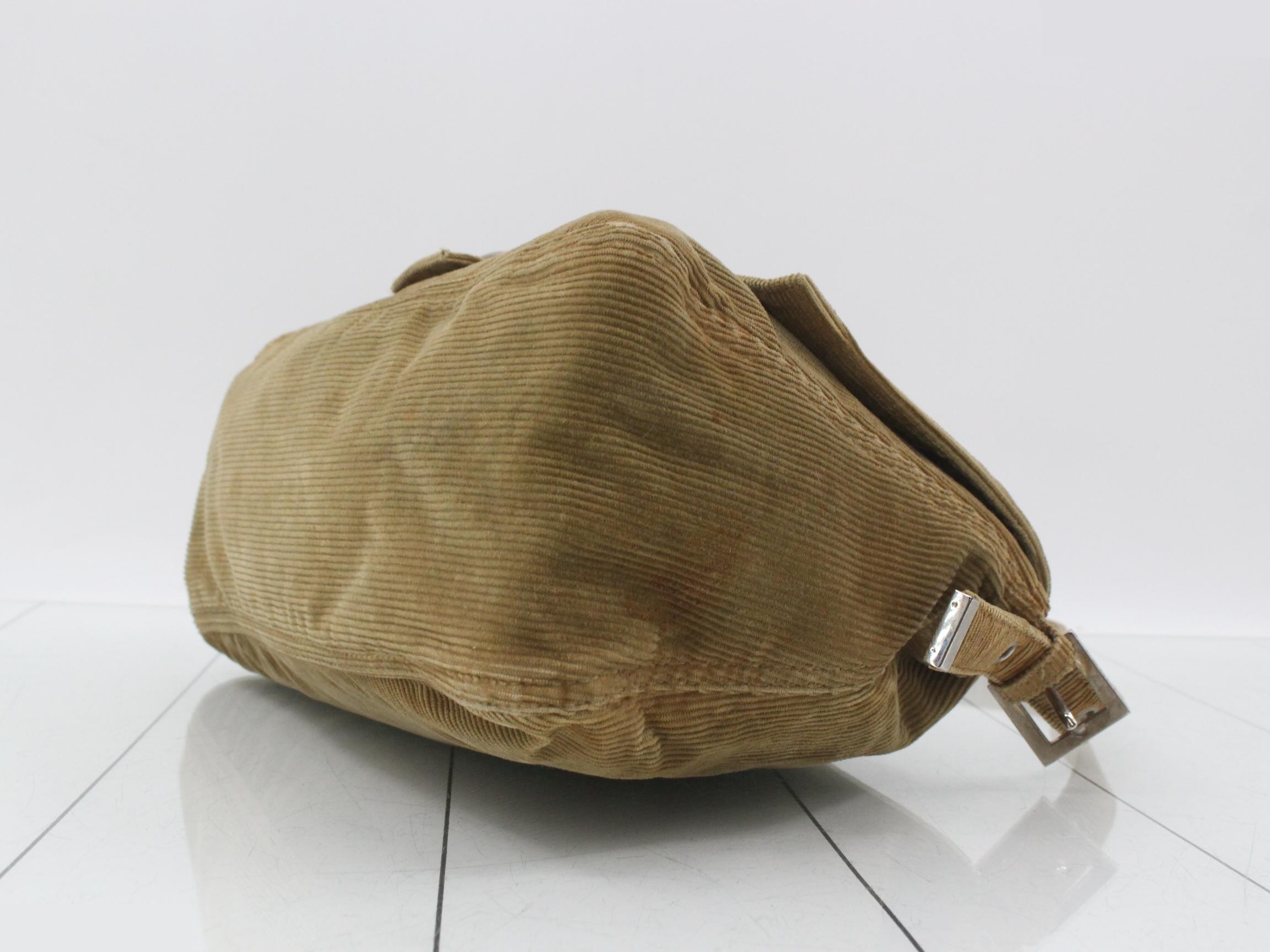 Mamma Baguette Corduroy Shoulder Bag — view 6