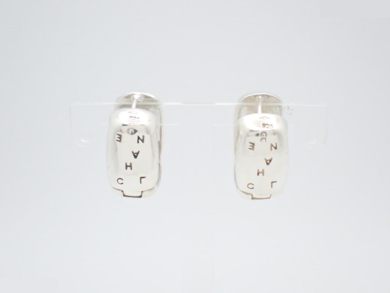 925/15.0g Logo Earrings (with box and dust bag) — view 2