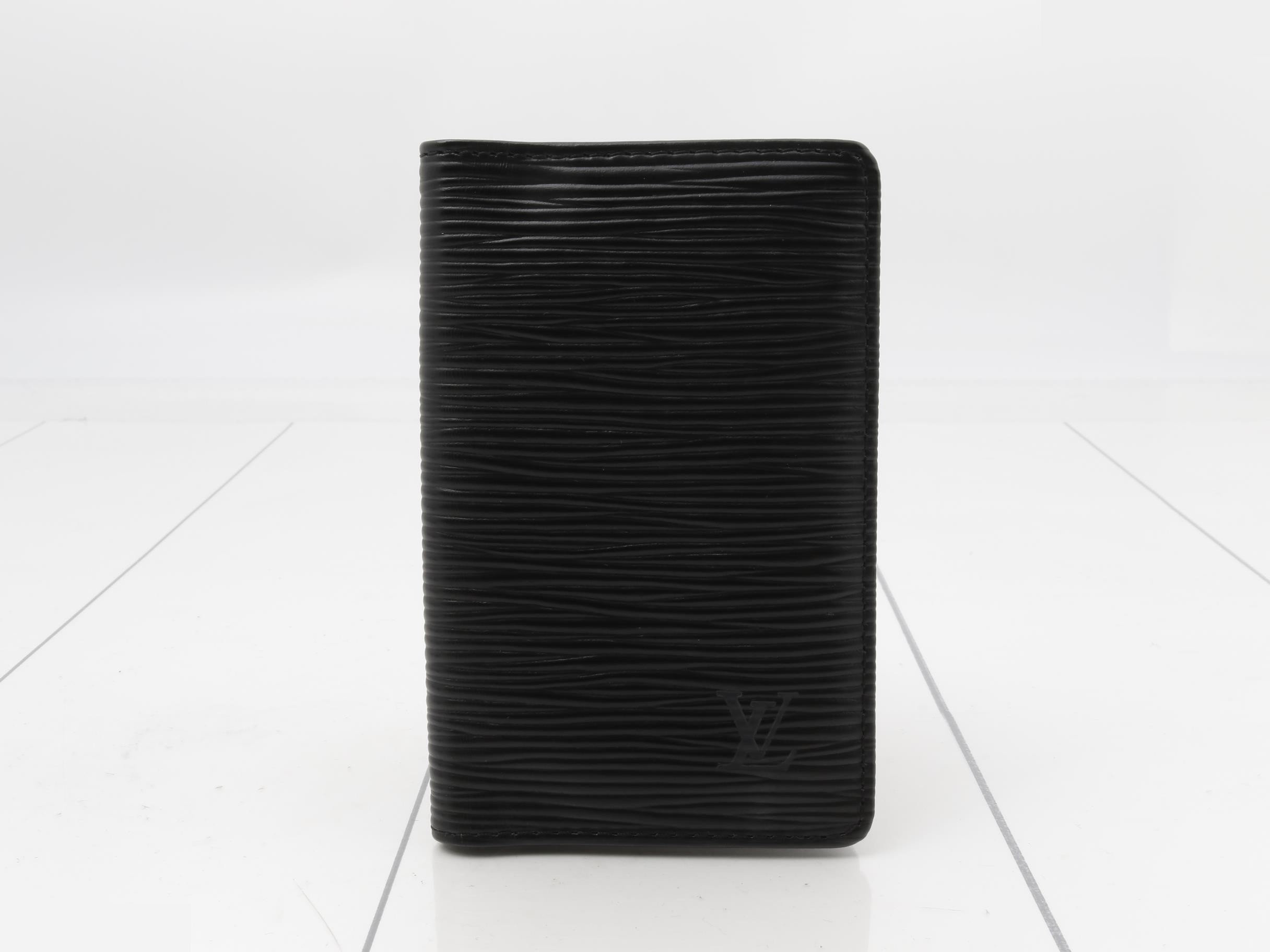 Pochette Carte Visite Epi Noir