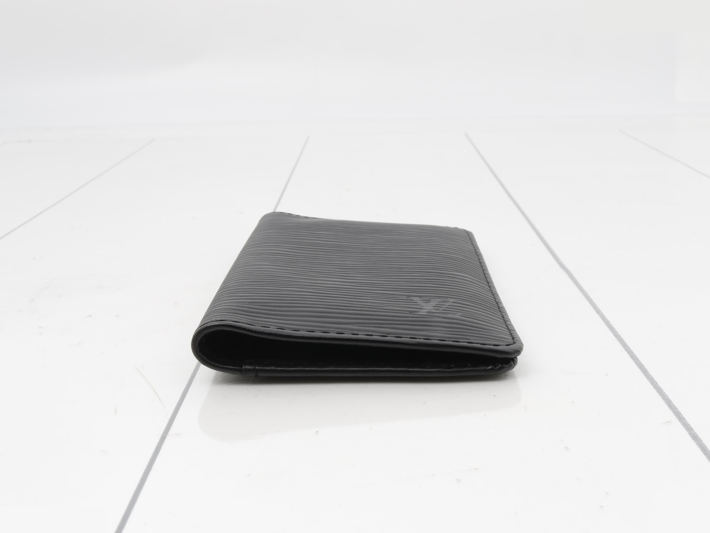 Pochette Carte Visite Epi Noir — view 3
