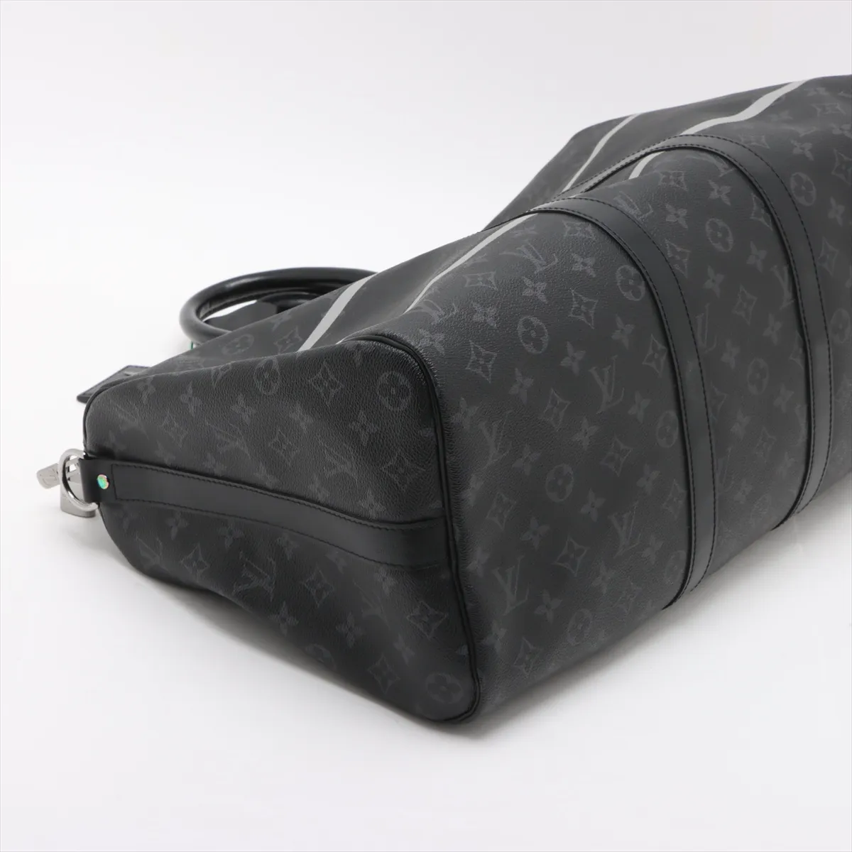 x Fragment Design Monogram Eclipse Keepall Bandouliere 45 M43413 Black AA1167 — view 4