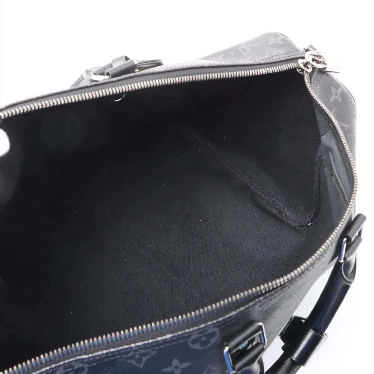 x Fragment Design Monogram Eclipse Keepall Bandouliere 45 M43413 Black AA1167 — view 9