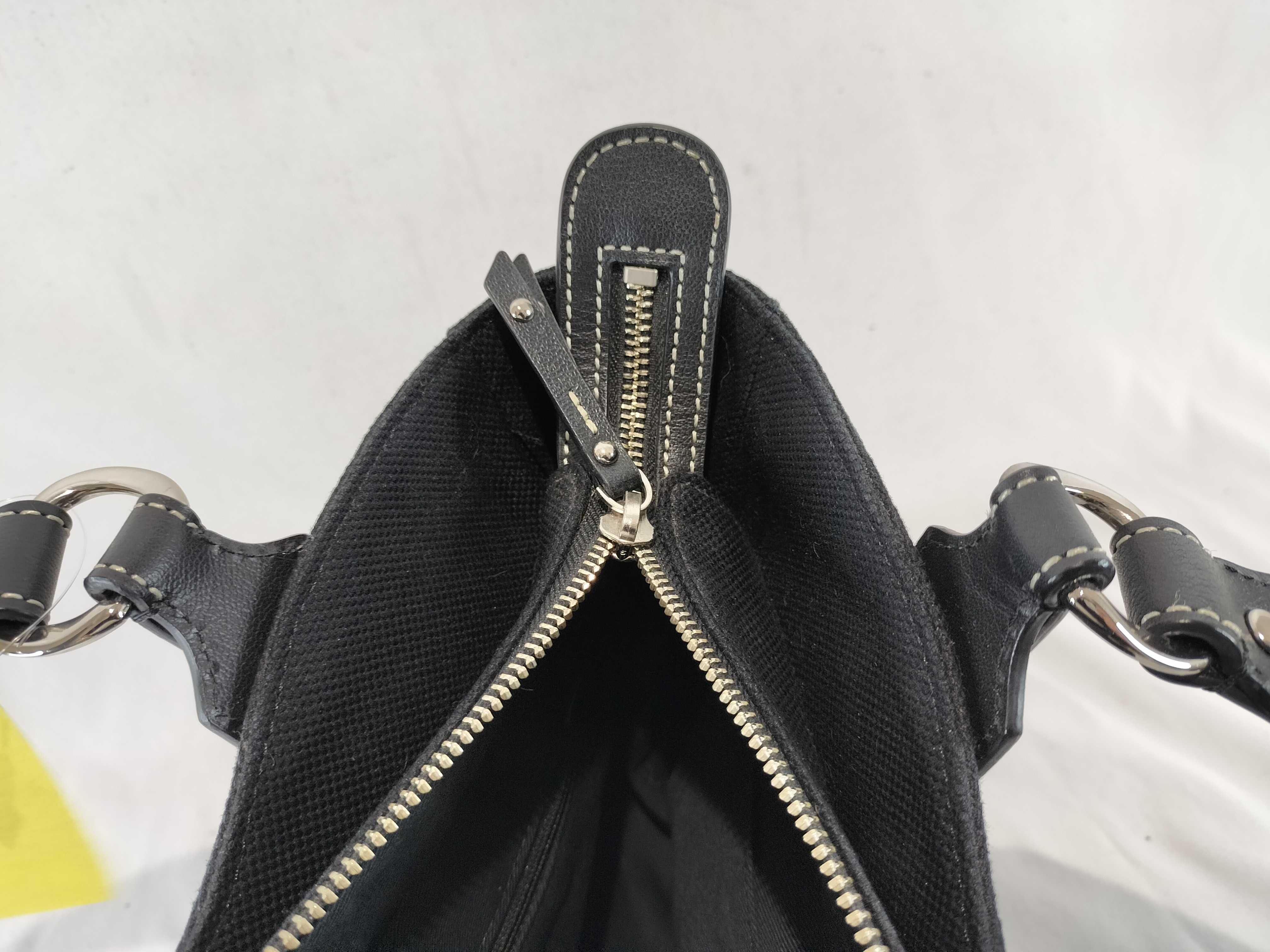 Bag Tote Handbag Canvas Black Handbag — view 12