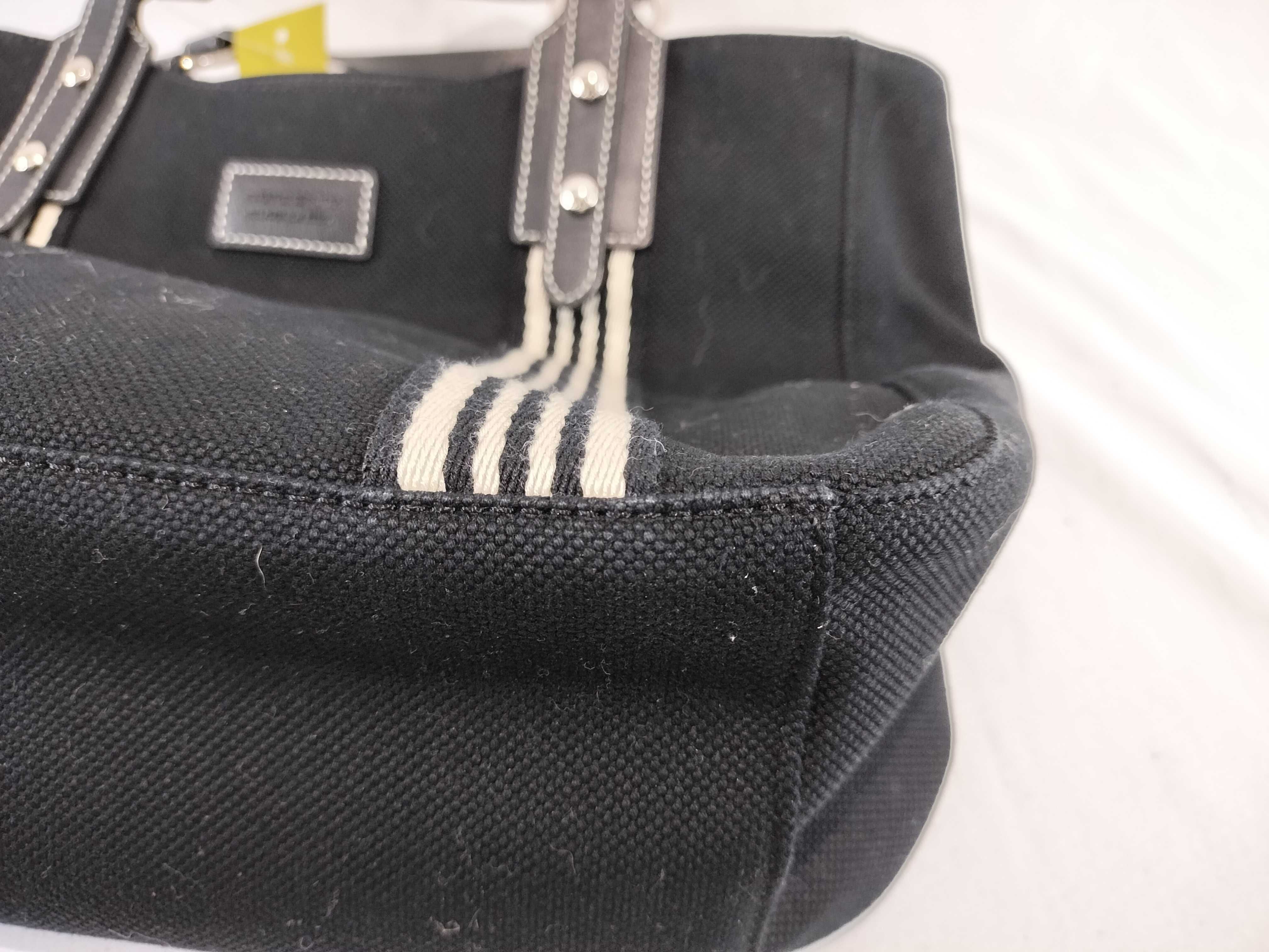 Bag Tote Handbag Canvas Black Handbag — view 8