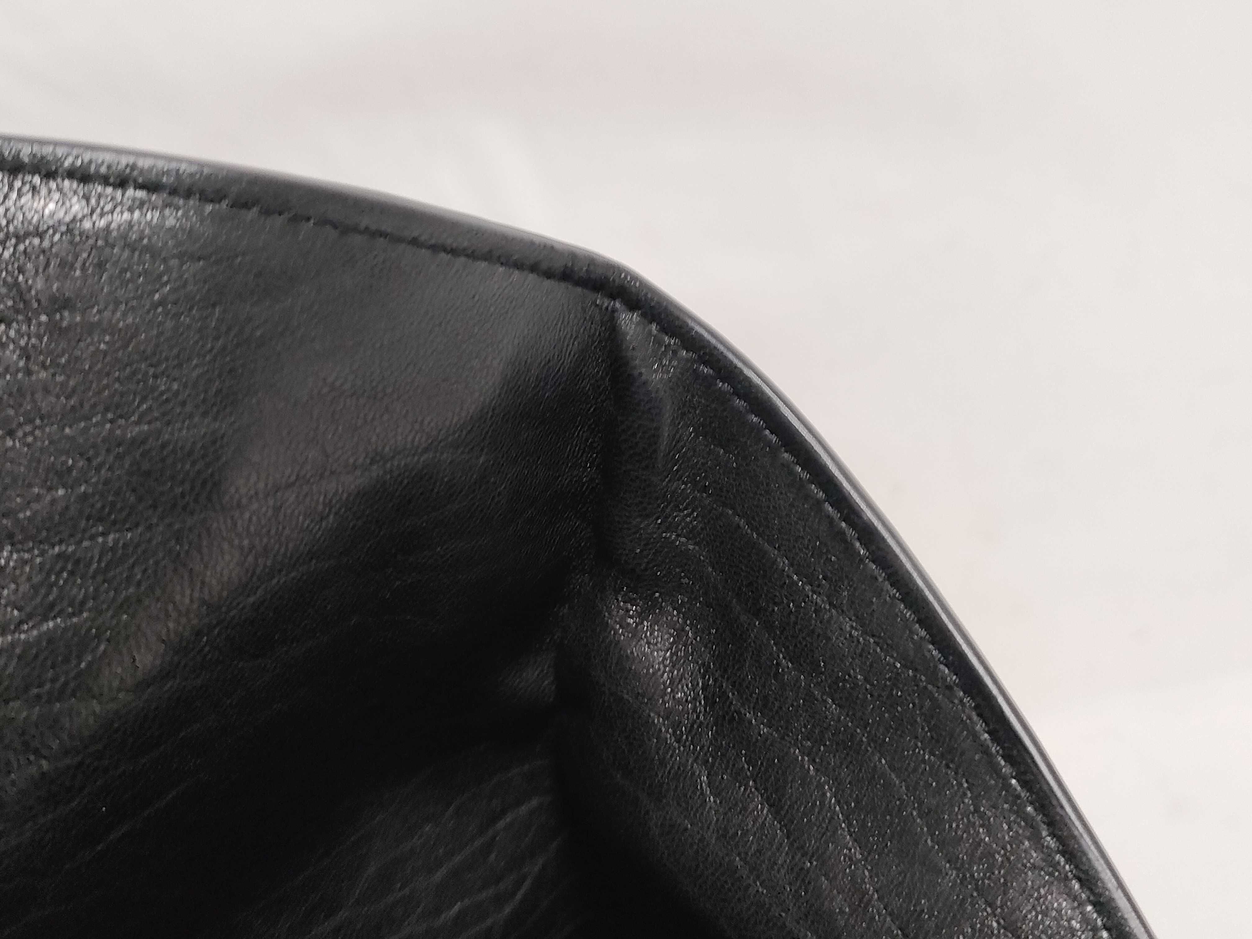 Paris Cassandra Large Envelope Pouch Leather Clutch Bag Black 778181 Clutch Bag — view 6