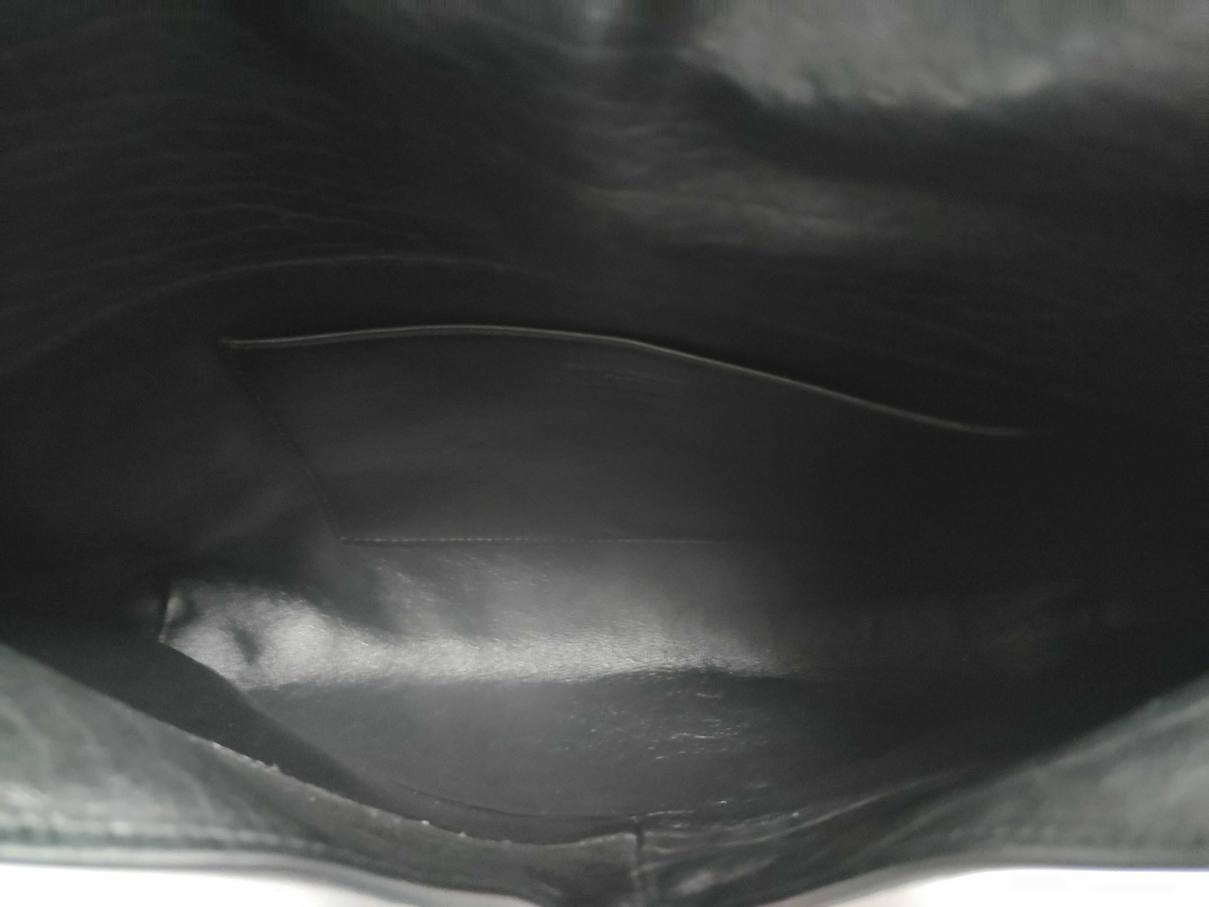 Paris Cassandra Large Envelope Pouch Leather Clutch Bag Black 778181 Clutch Bag — view 7