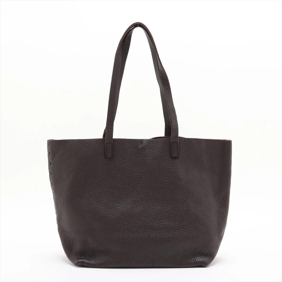 Leather Tote Bag Brown — view 2