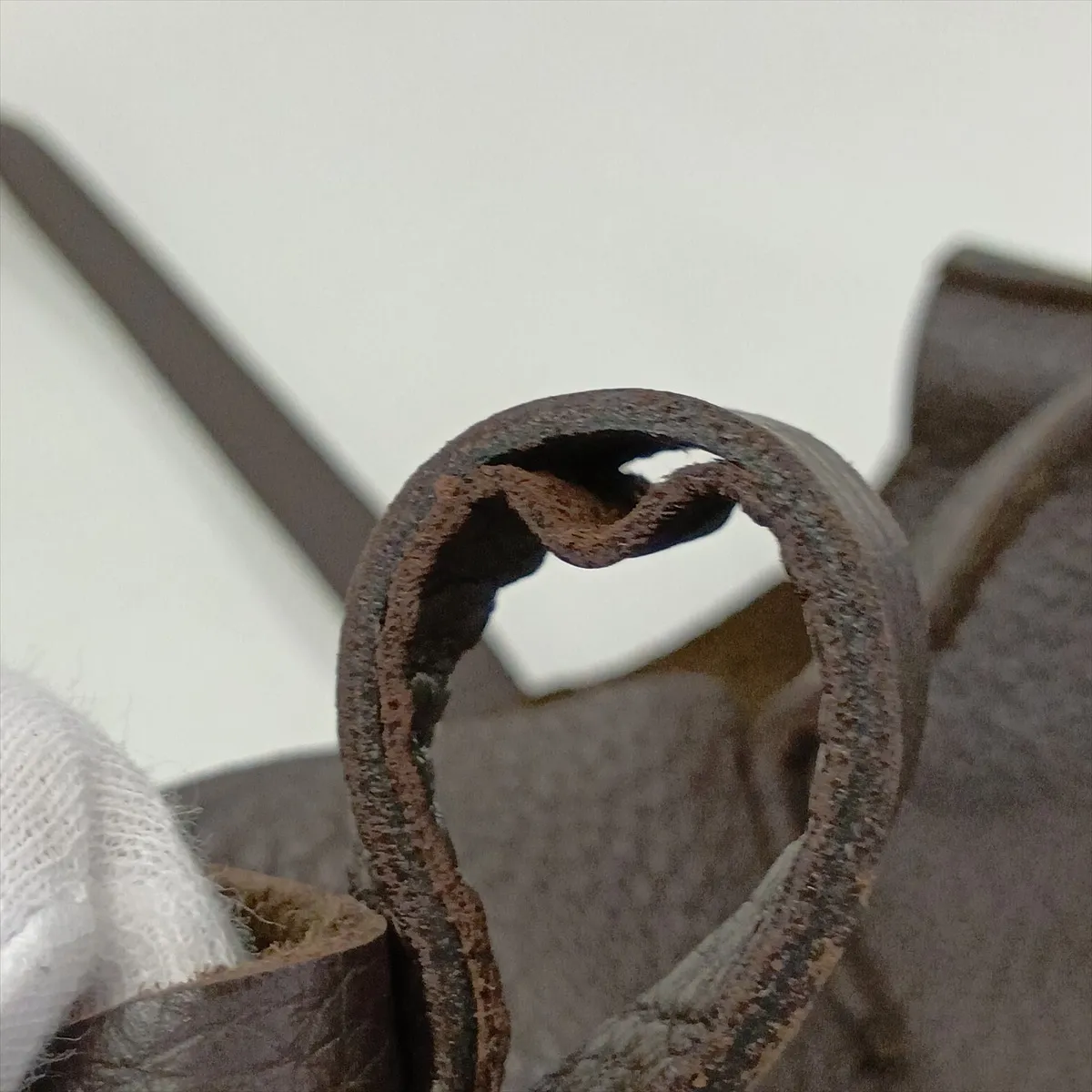 Leather Tote Bag Brown — view 12