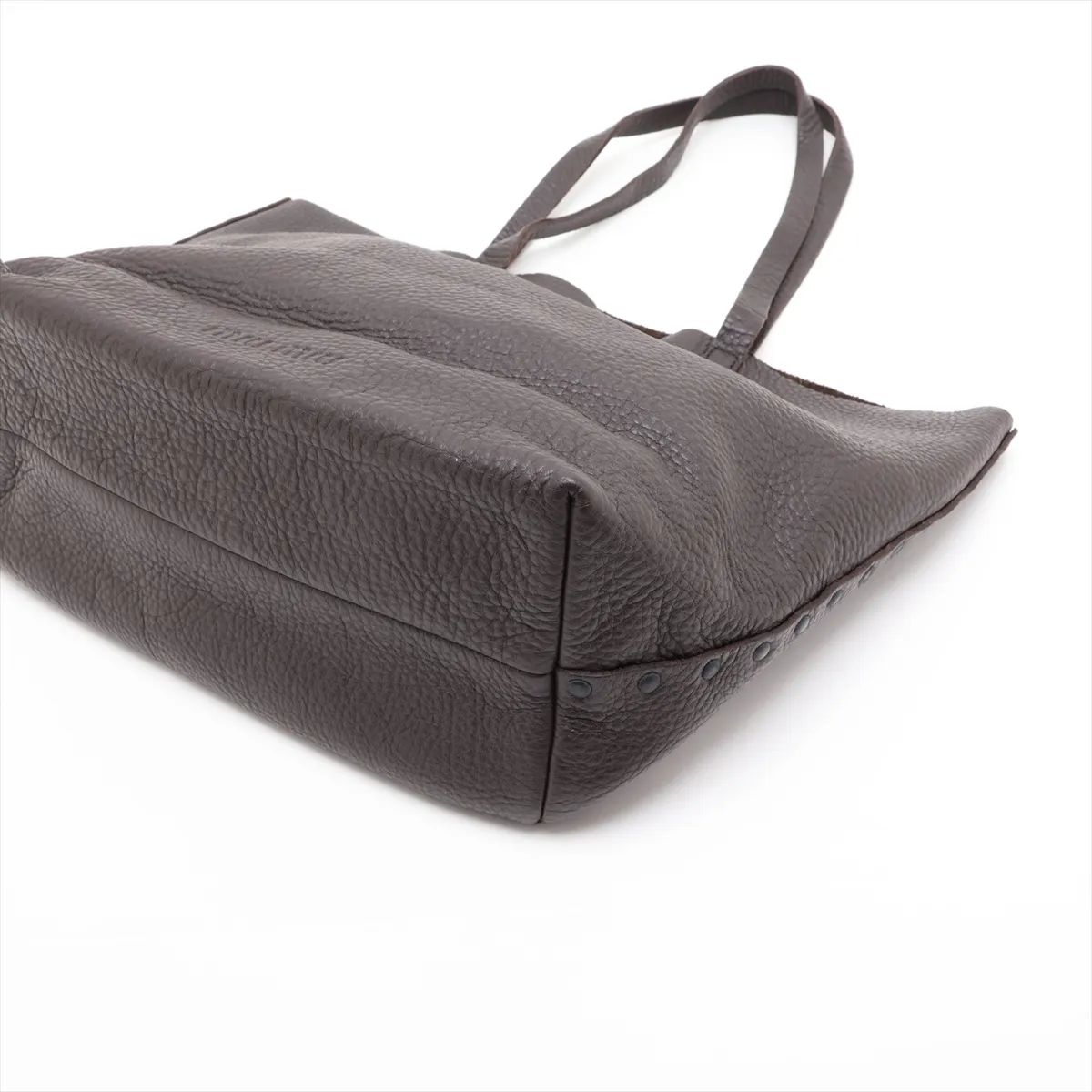 Leather Tote Bag Brown — view 3