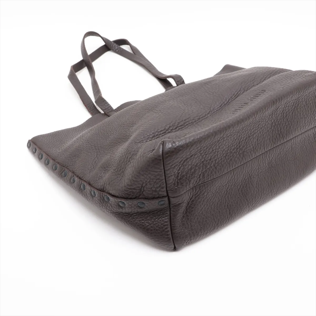 Leather Tote Bag Brown — view 4