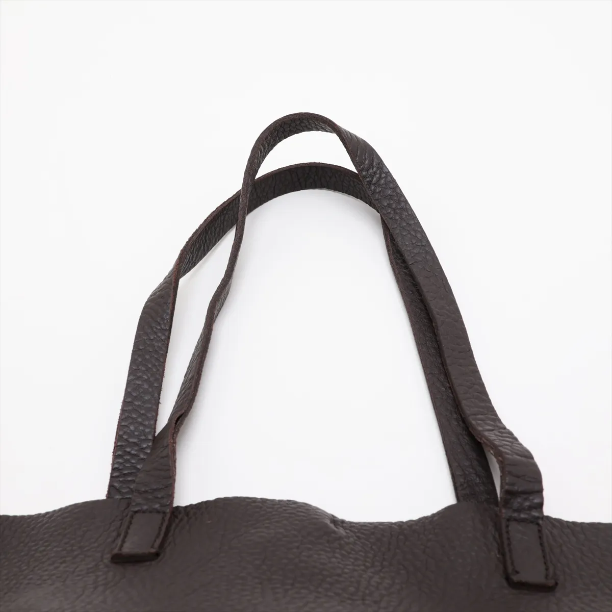 Leather Tote Bag Brown — view 6