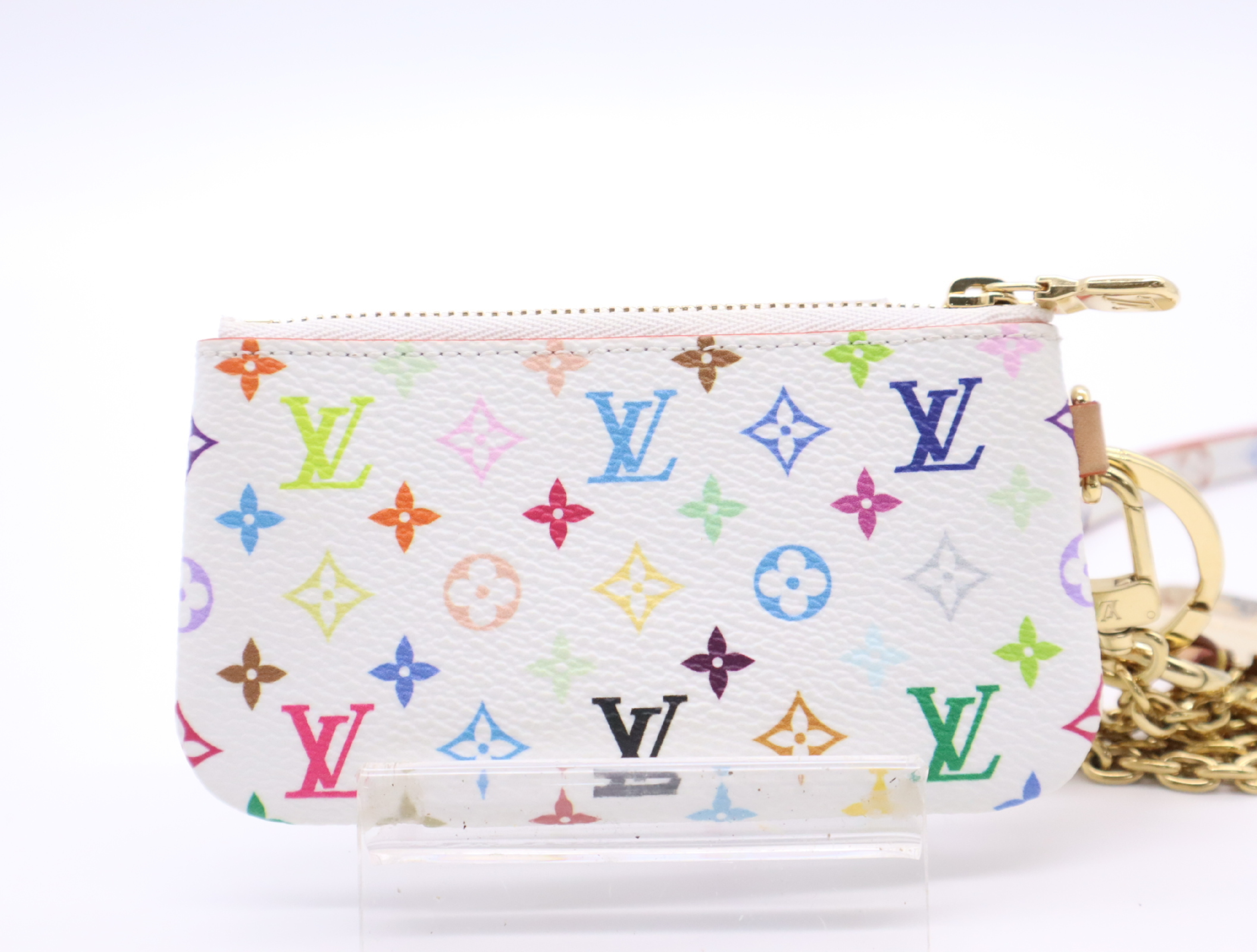 M14099 Multicolor LV x TM Phone Holder Blanc with Strap, Chain Strap, and Charm. Other accessories. — view 2