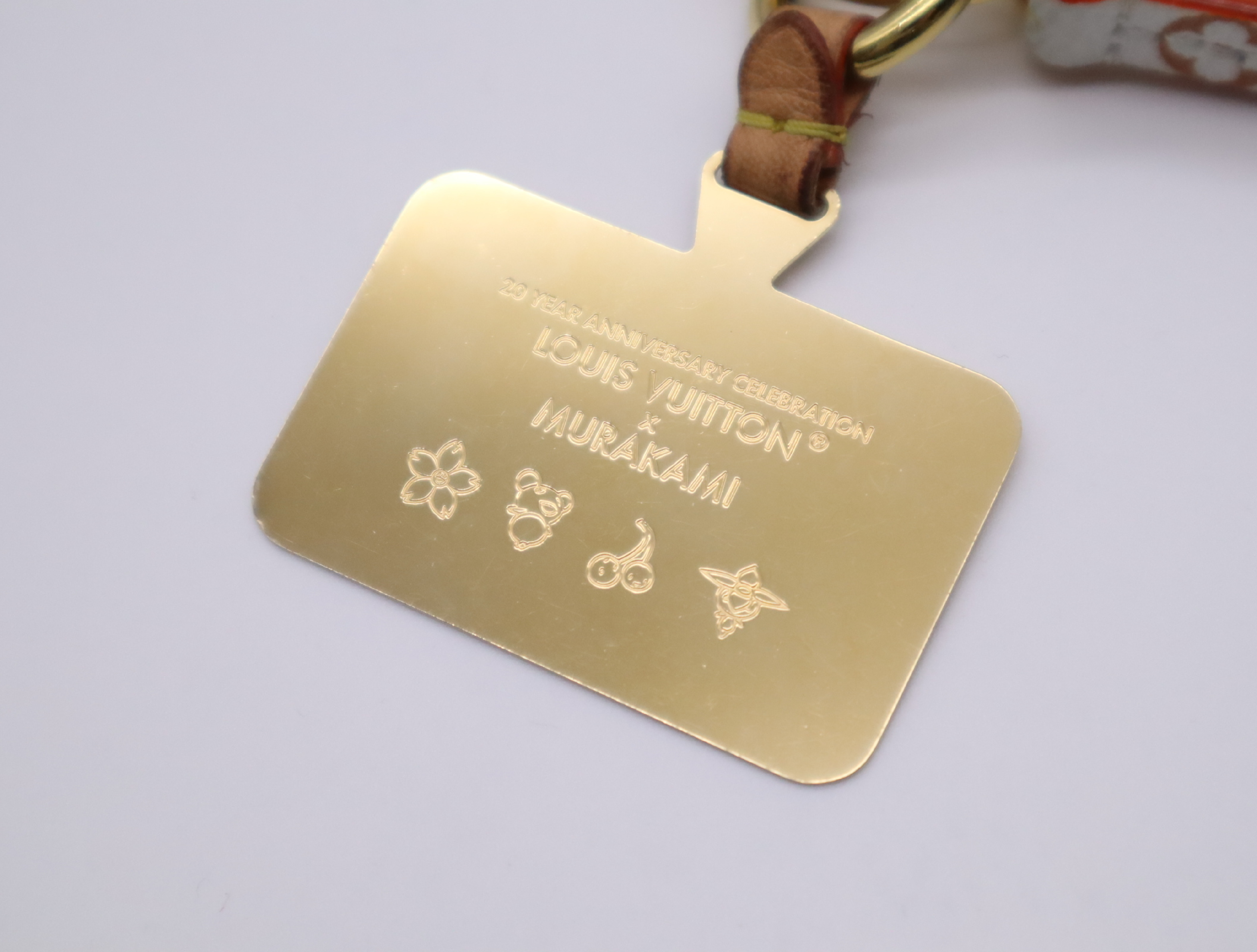 M14099 Multicolor LV x TM Phone Holder Blanc with Strap, Chain Strap, and Charm. Other accessories. — view 12