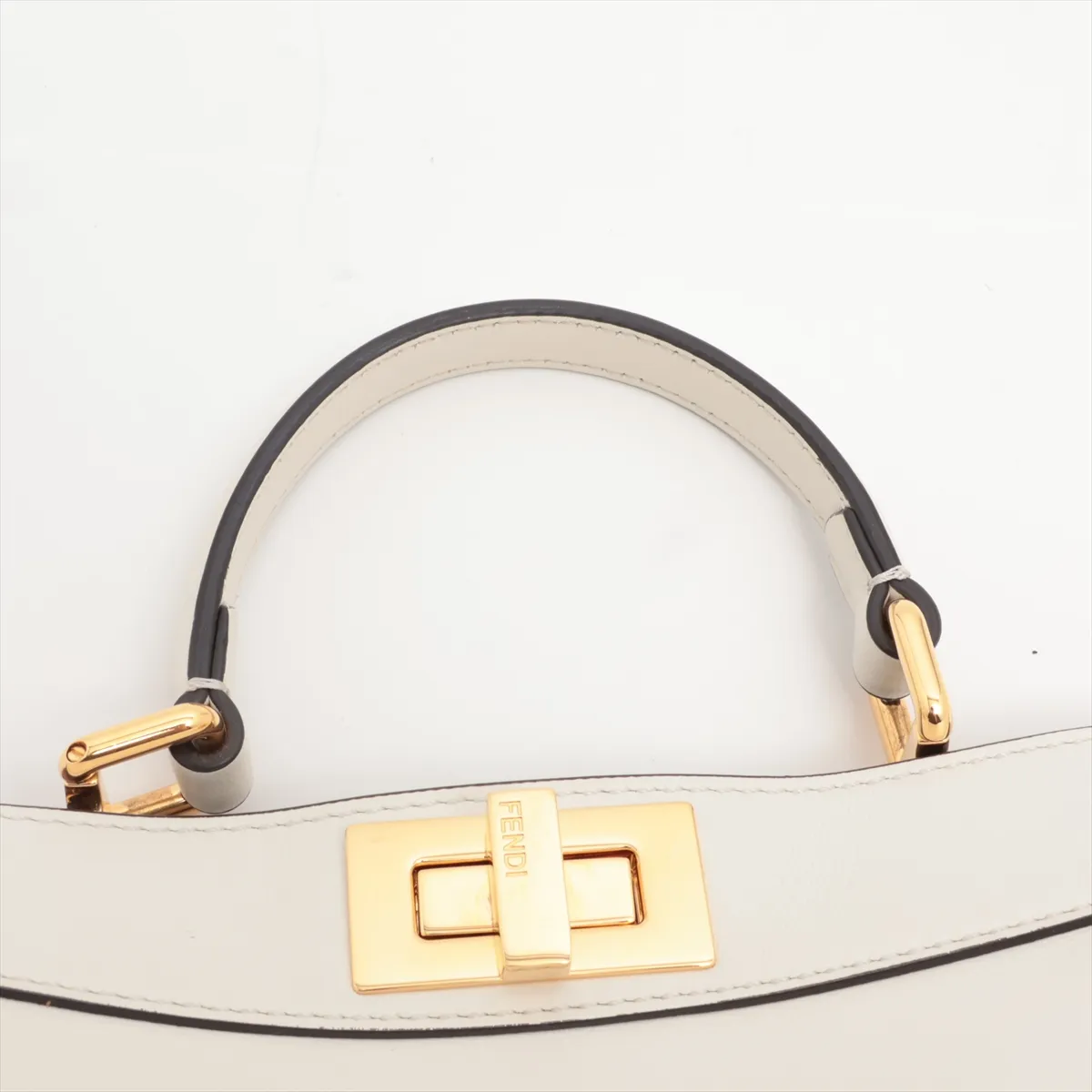 Peekaboo Ic You Small Leather 2WAY Handbag White 8BN327 — view 6