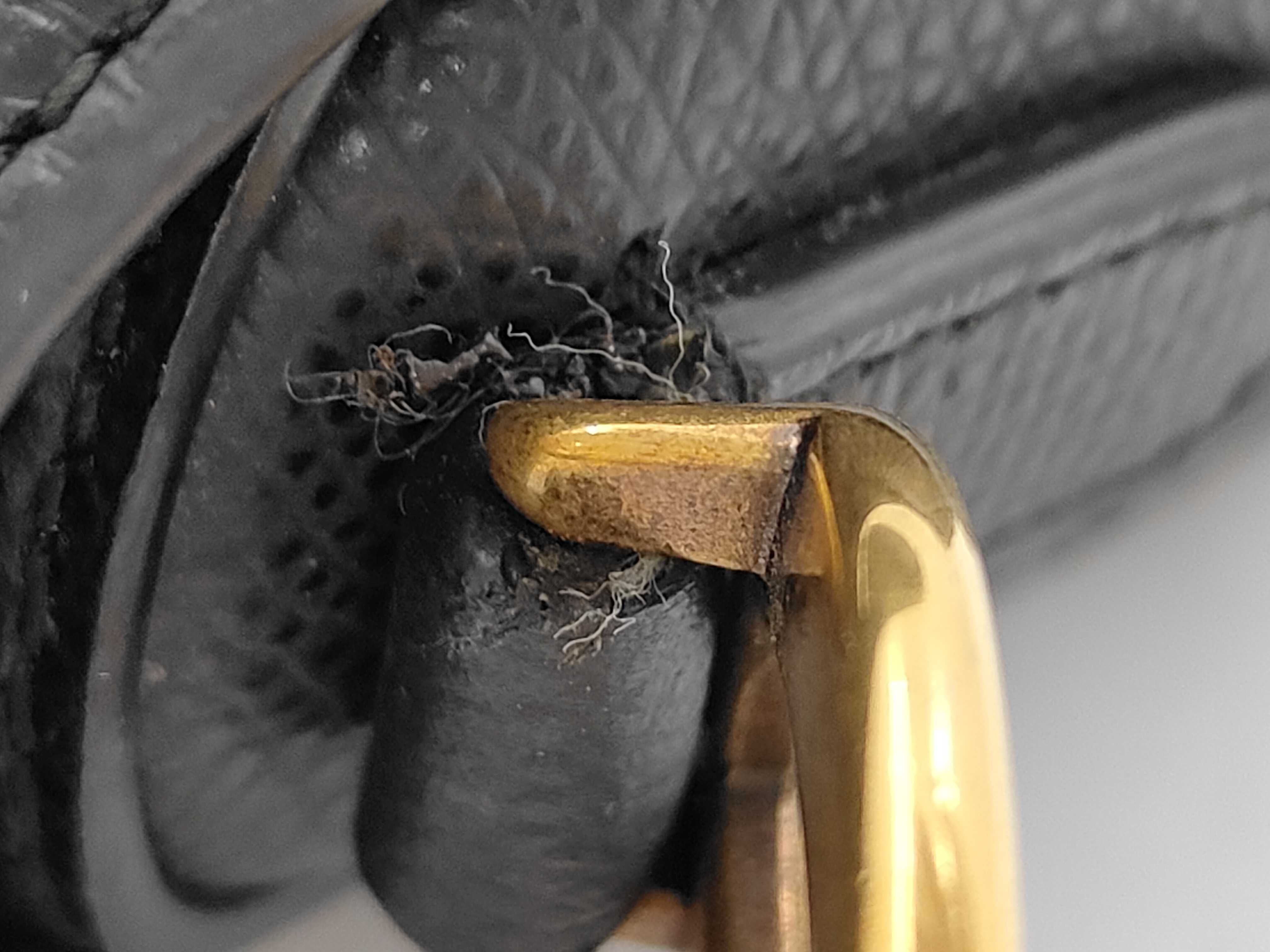Saddle Leather Black Gold Bag — view 6