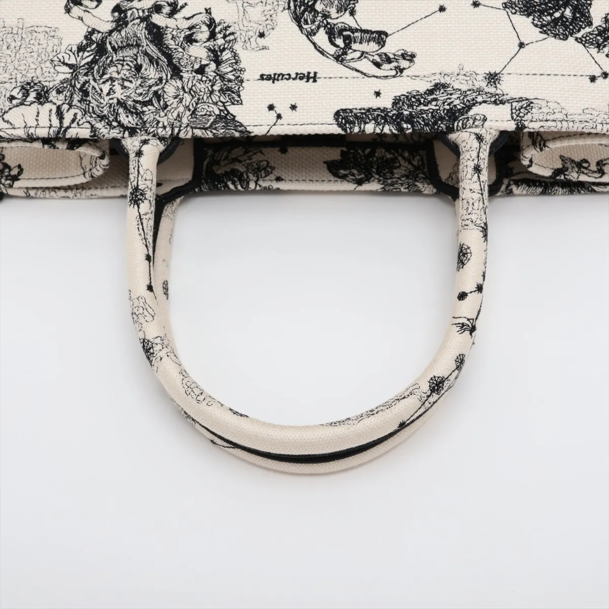 Zodiac Book Tote Medium Canvas Tote Bag White — view 5