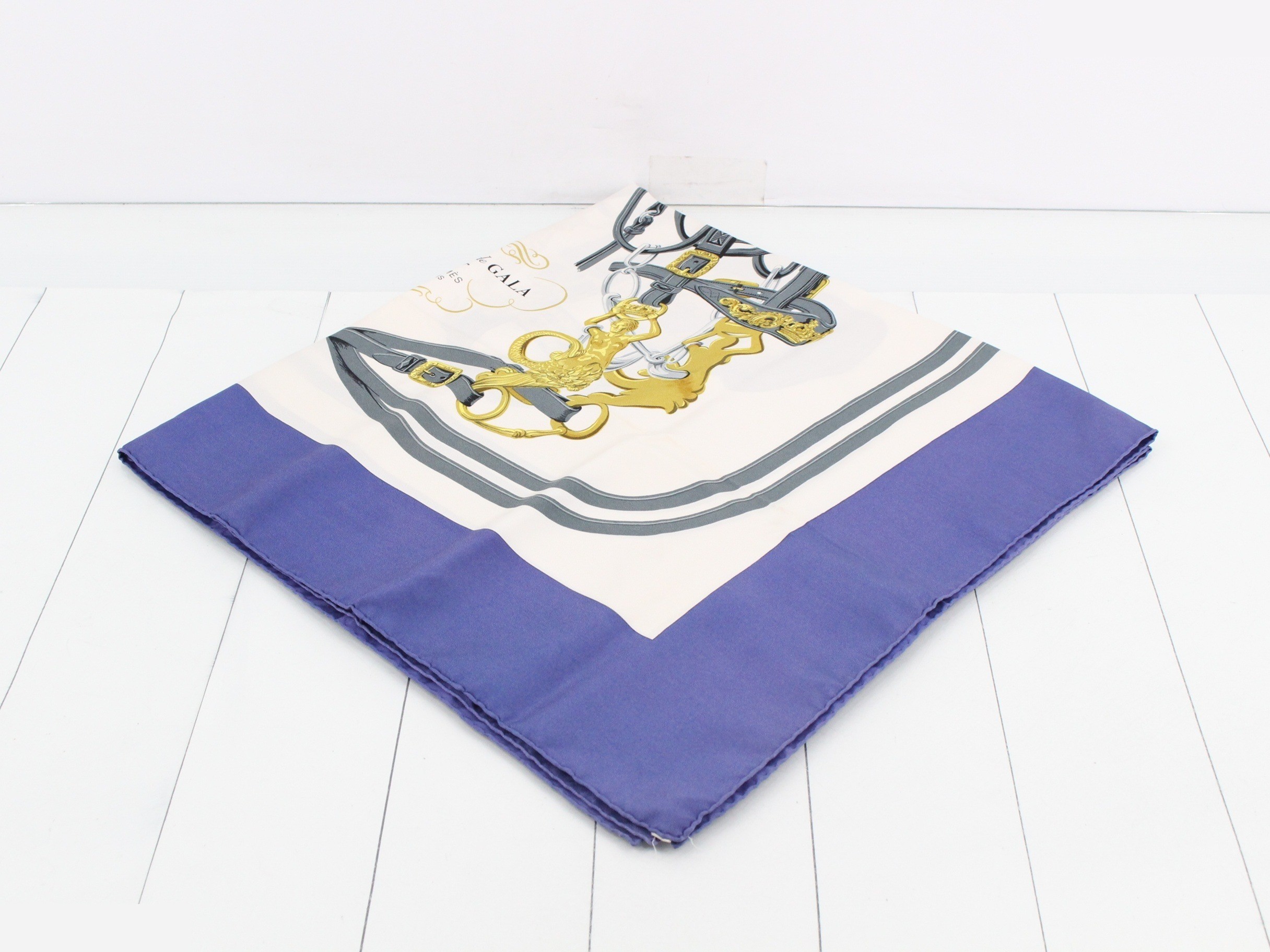 Carré 90 Brides de Gala Silk Scarf — view 2