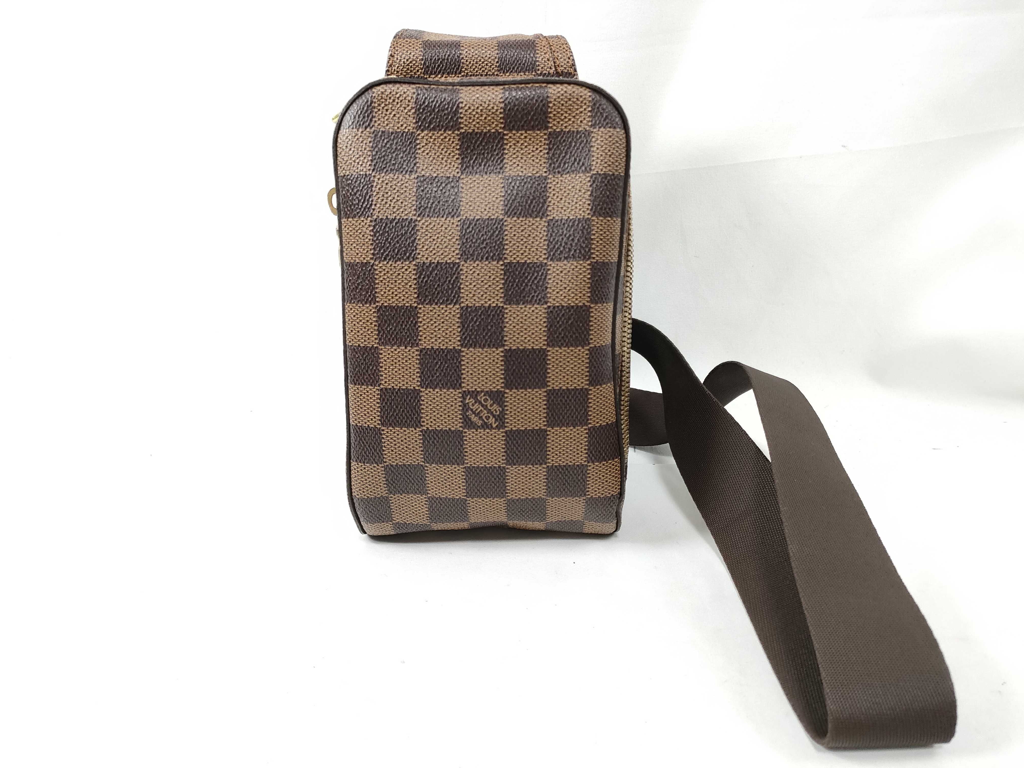 Damier Ebene Geronimo Body Bag Waist Bag